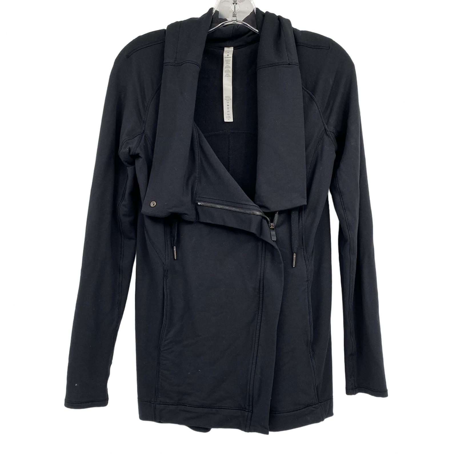 Lululemon Black Modal Zip-Up Athletic Jacket