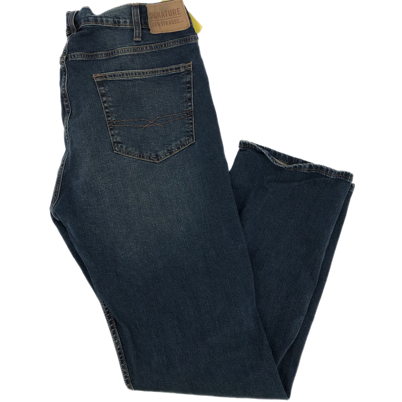 Signature by Levi Strauss Blue High Rise Straight Jeans