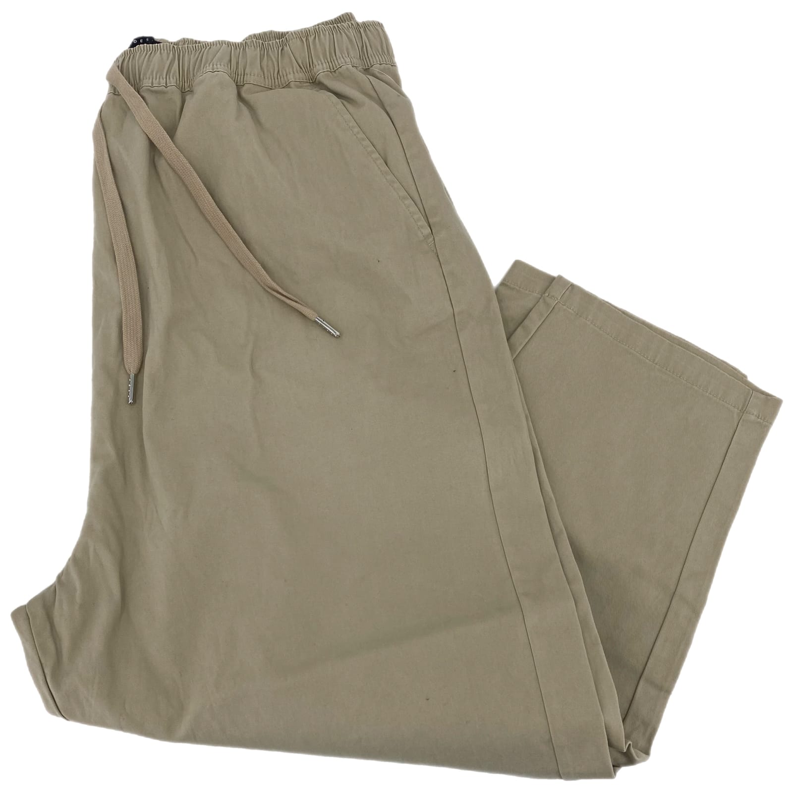 ASOS Curve Tan High Rise Tapered Jogger Pants