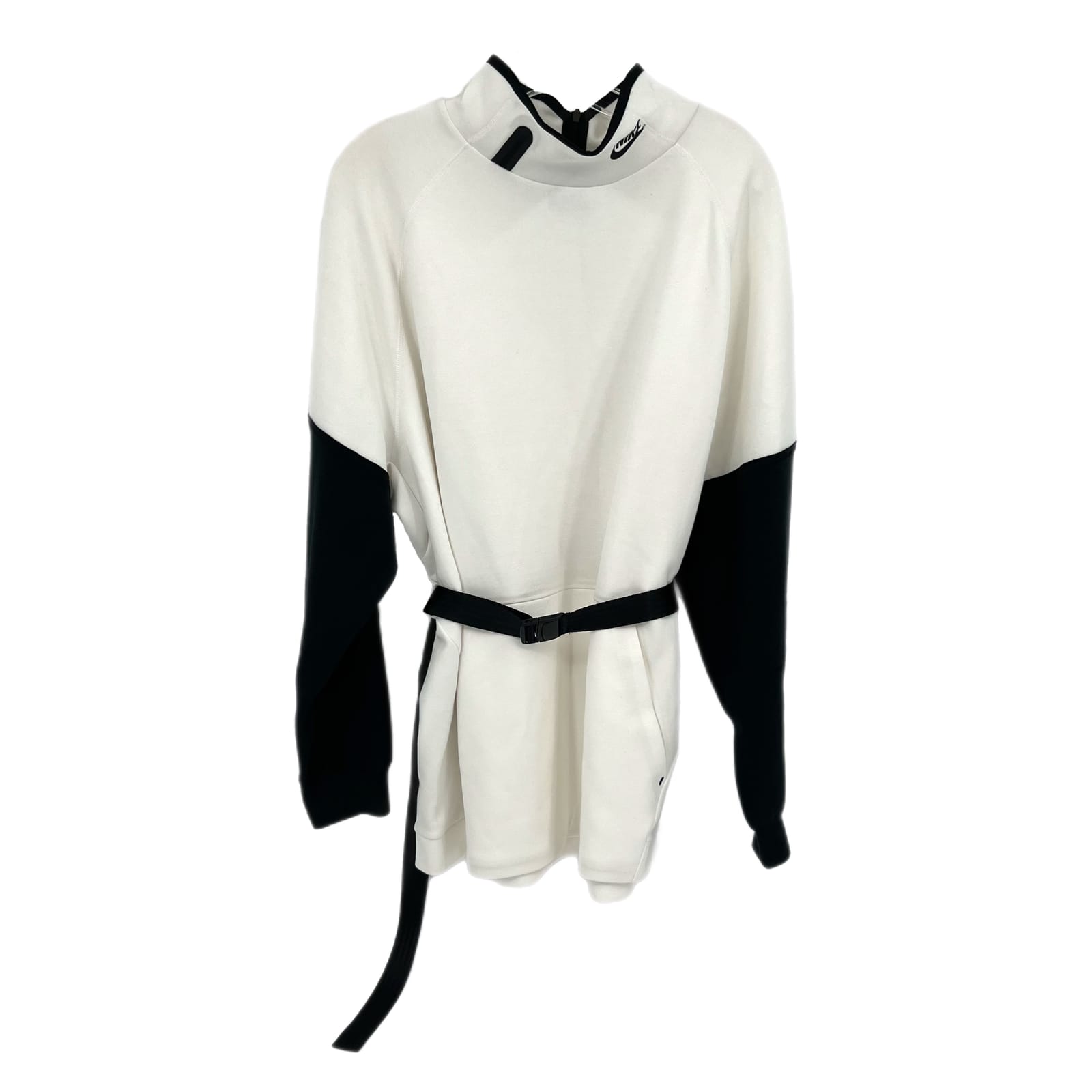 Nike Black and White Belted Sweatshirt