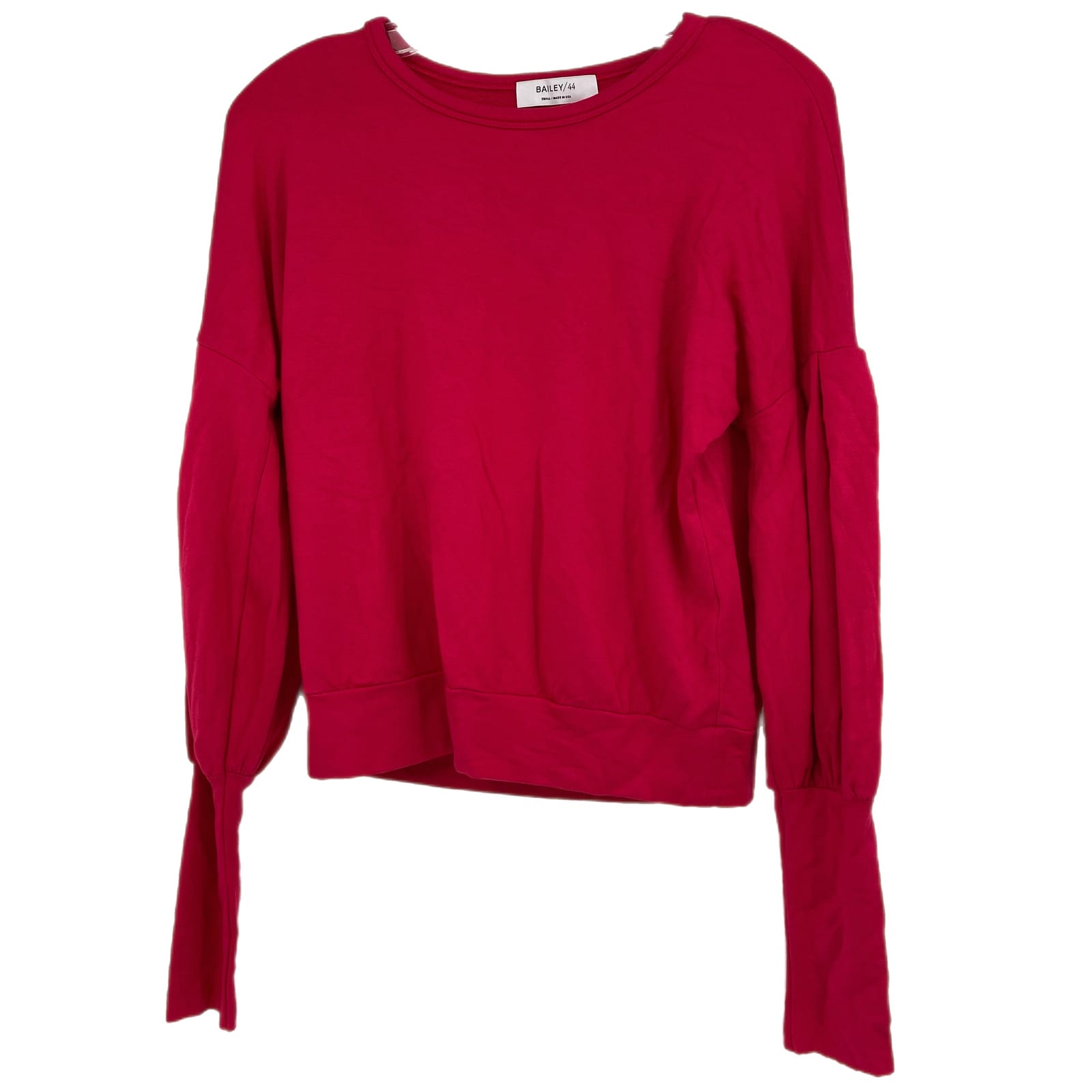 Bailey 44 Red Long Sleeve Basic Sweatshirt