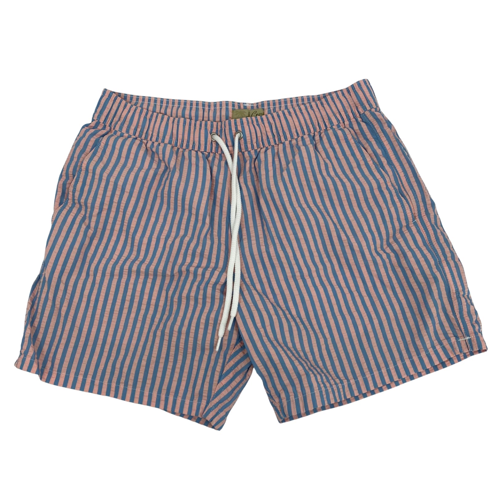 J. Crew Pink Striped Athletic Beach Shorts