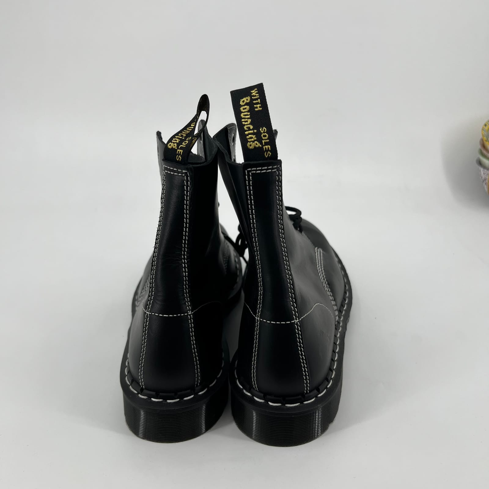 Dr. Martens Black Leather Ankle Boots