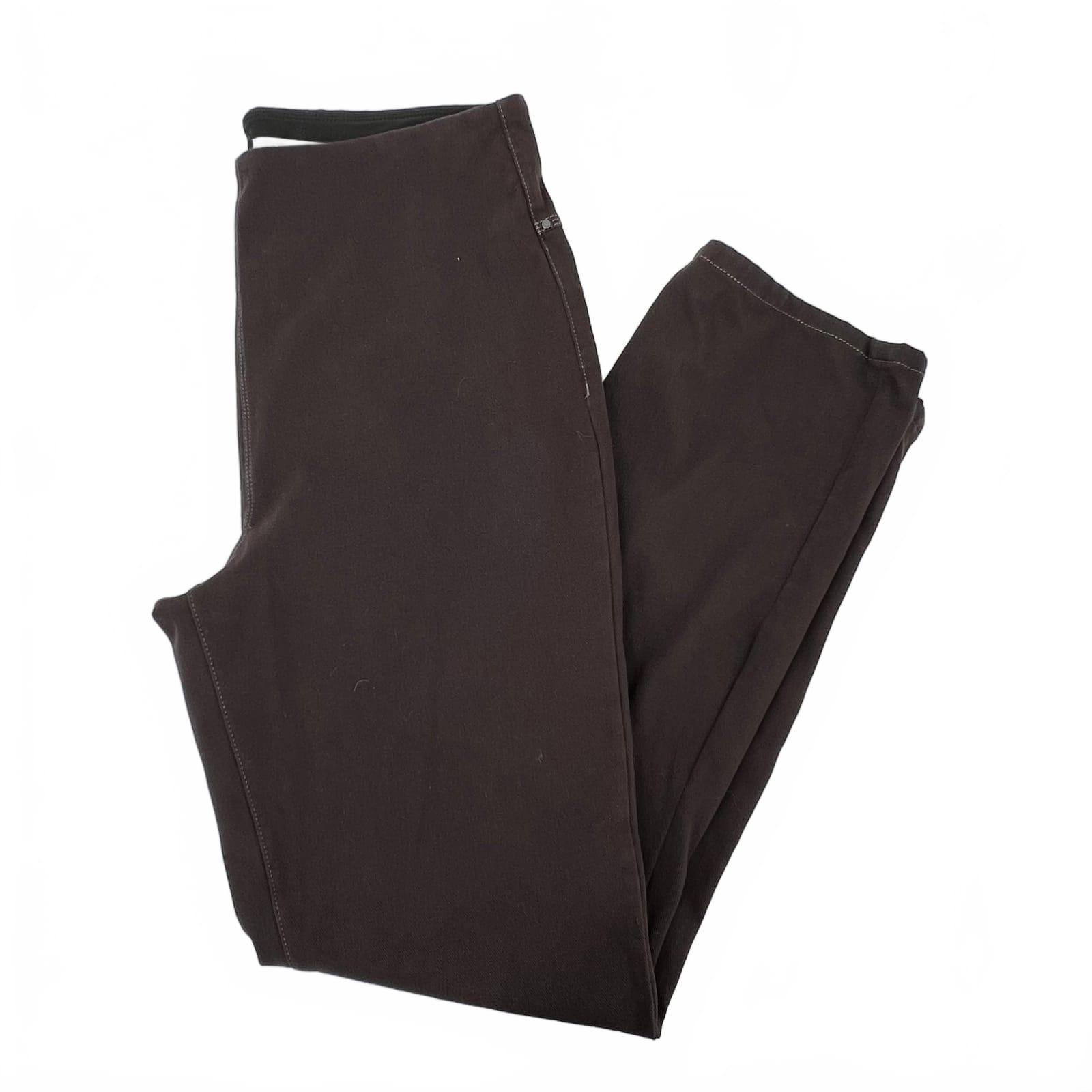 Lysse Brown Cotton Straight Leg Pants