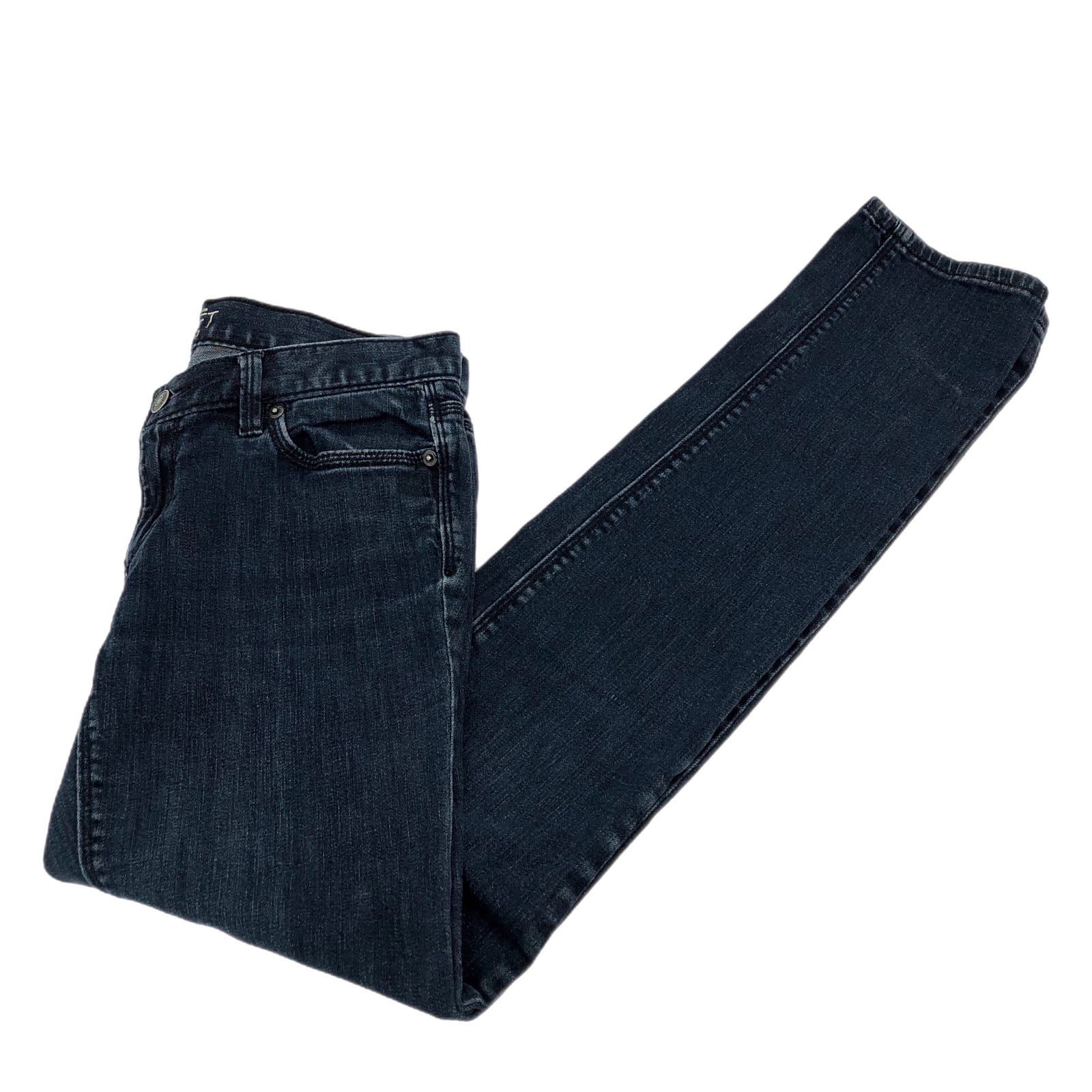 Ann Taylor Blue Skinny Straight Leg Jeans