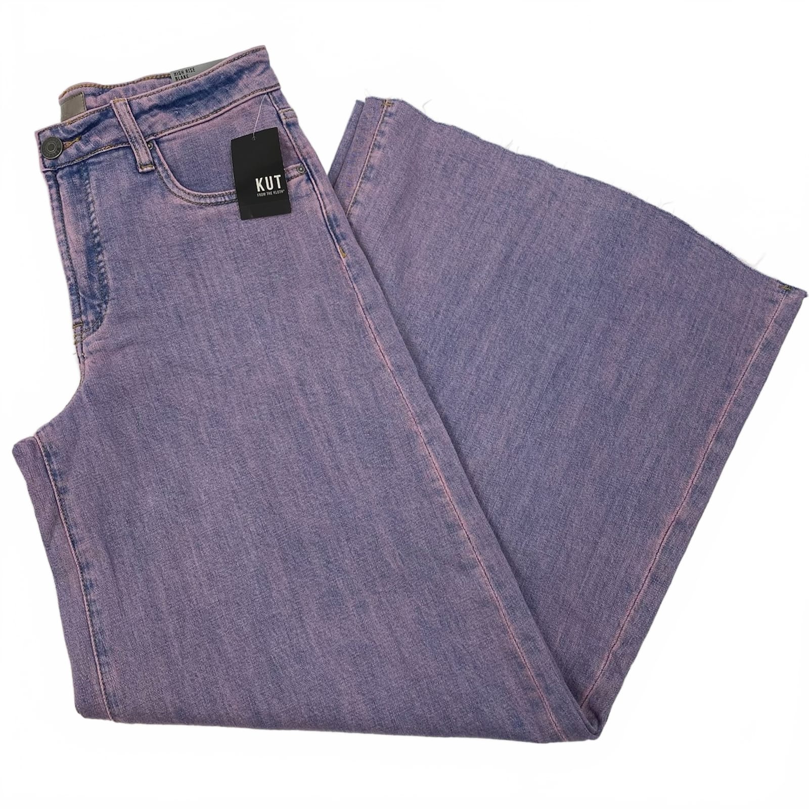 Kut from the Kloth Purple Blake Fab Ab Wide Leg Jeans
