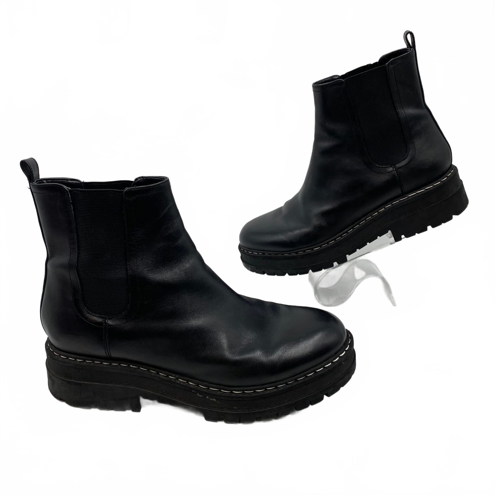 Marc Fisher Black Leather Bootie