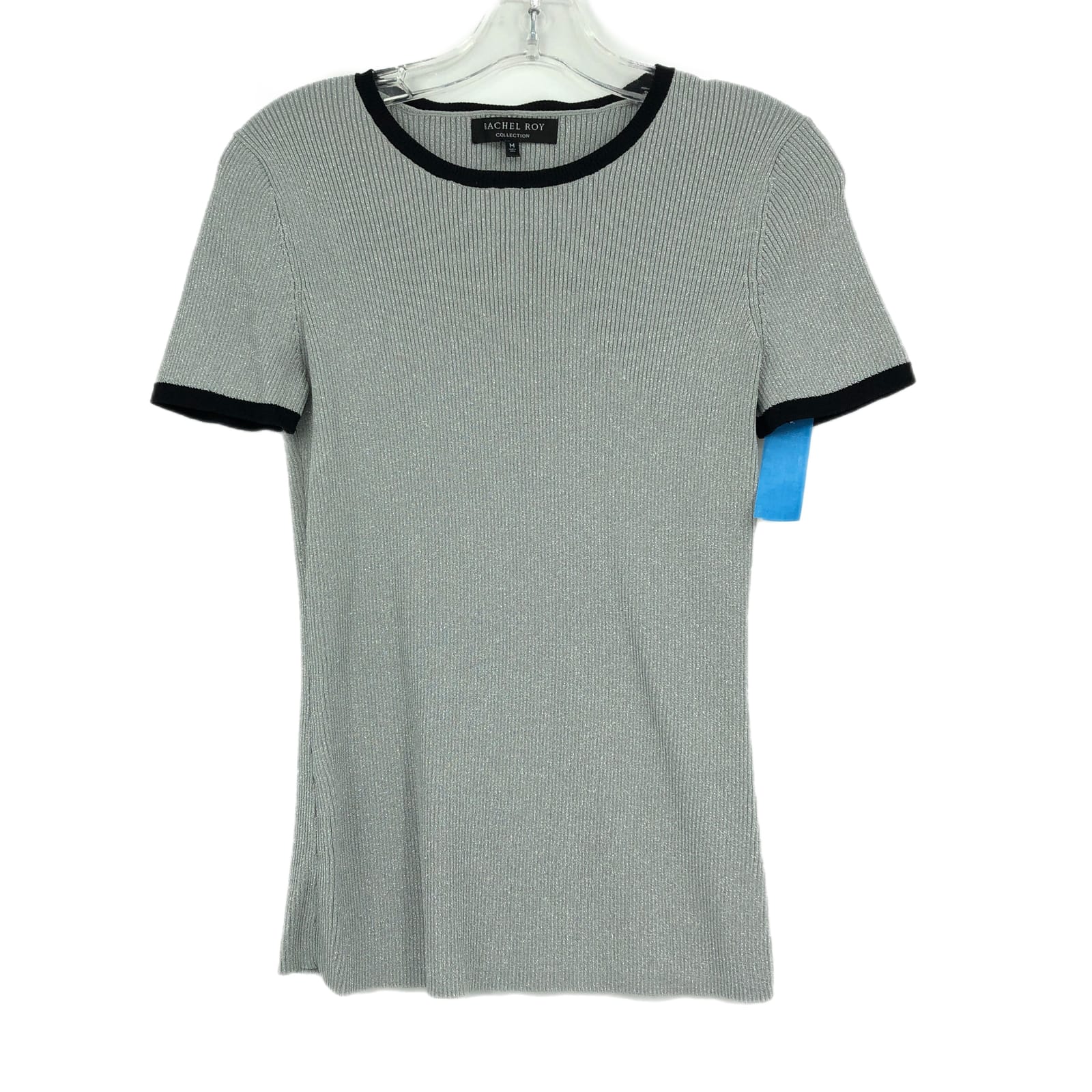 RACHEL Rachel Roy Black & Silver Classic Sweater