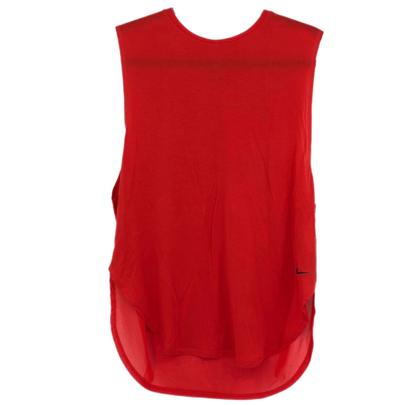 Nike Orange Sleeveless Basic Tank Top