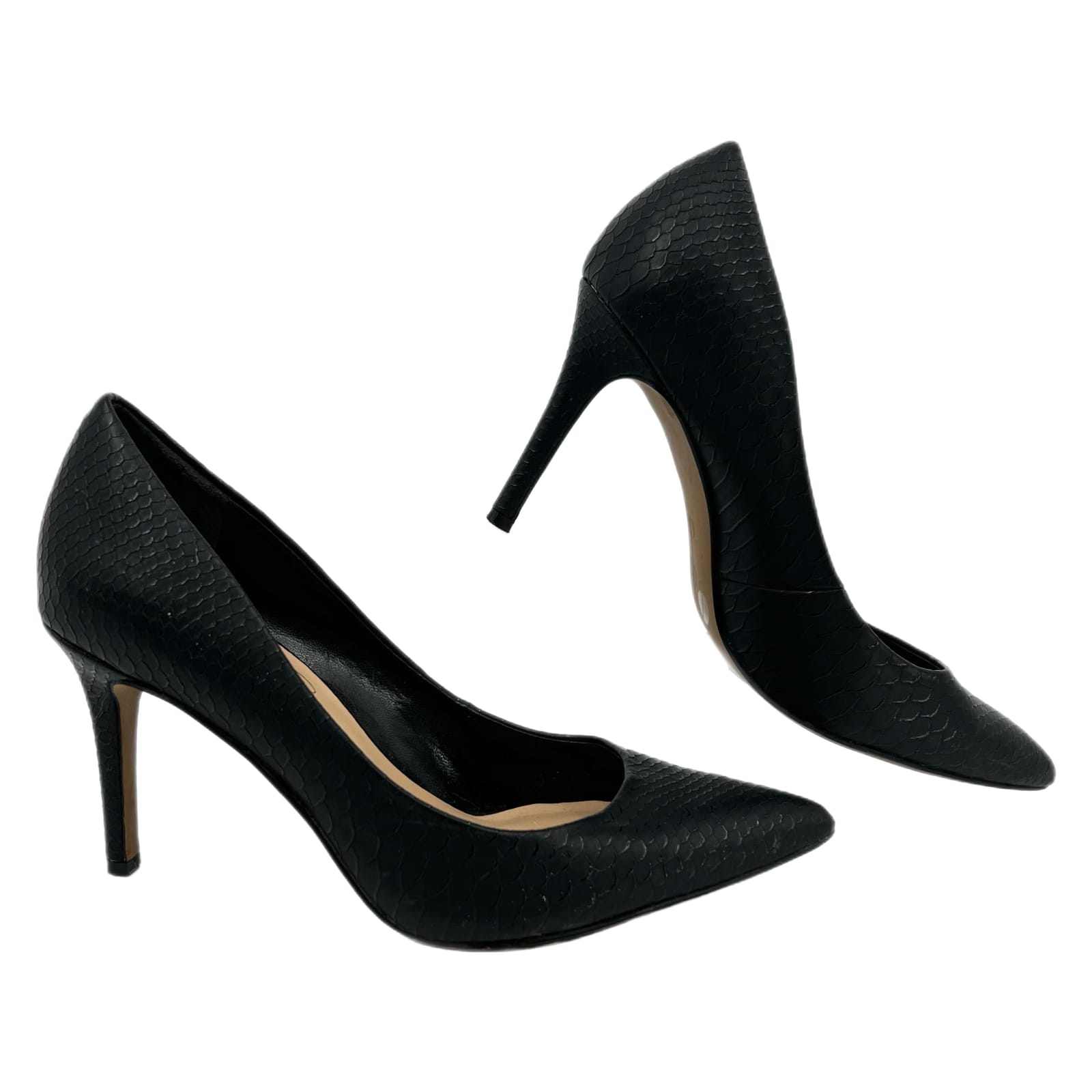 Jessica Simpson Black Stiletto Heels