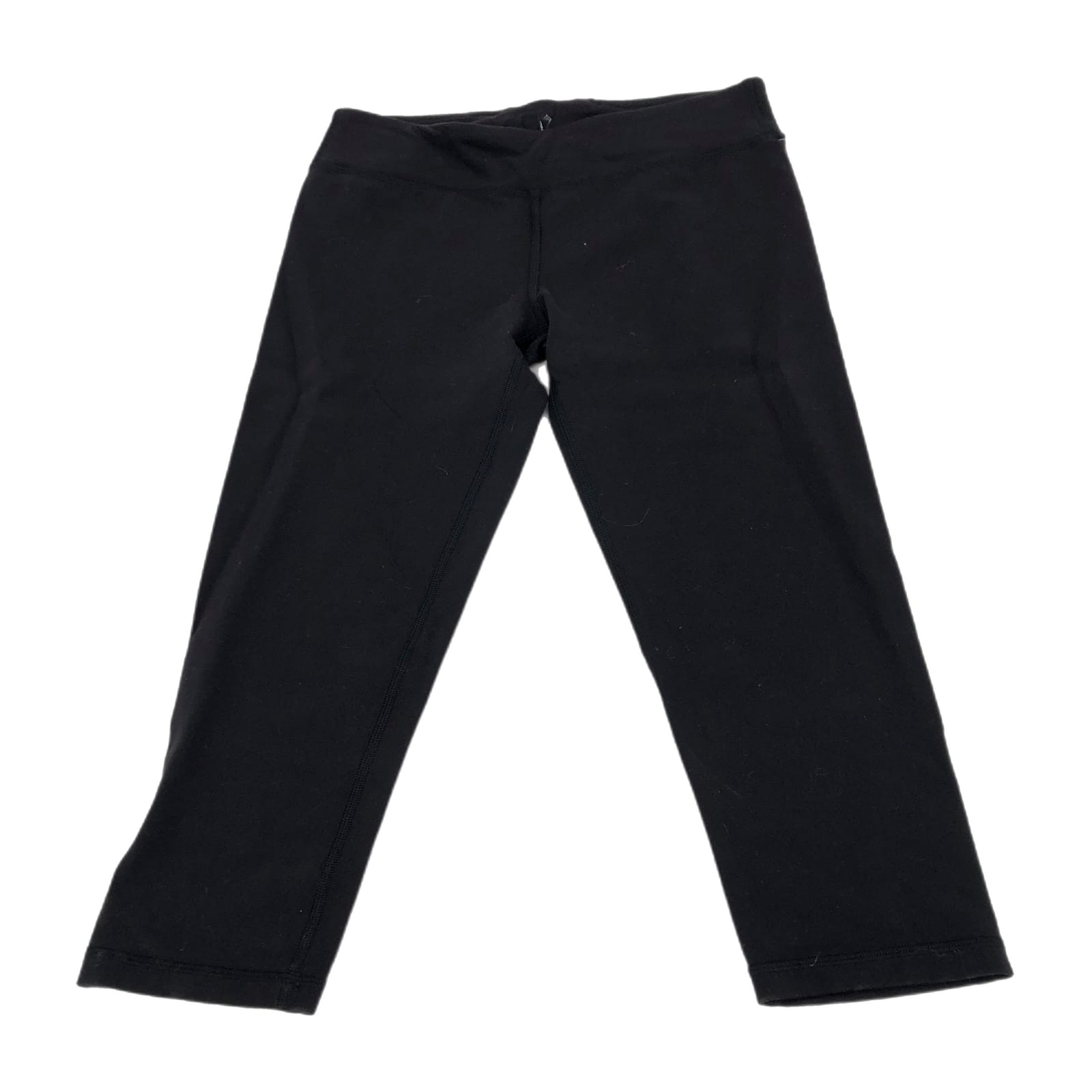 Black Cropped Athletic Leggings