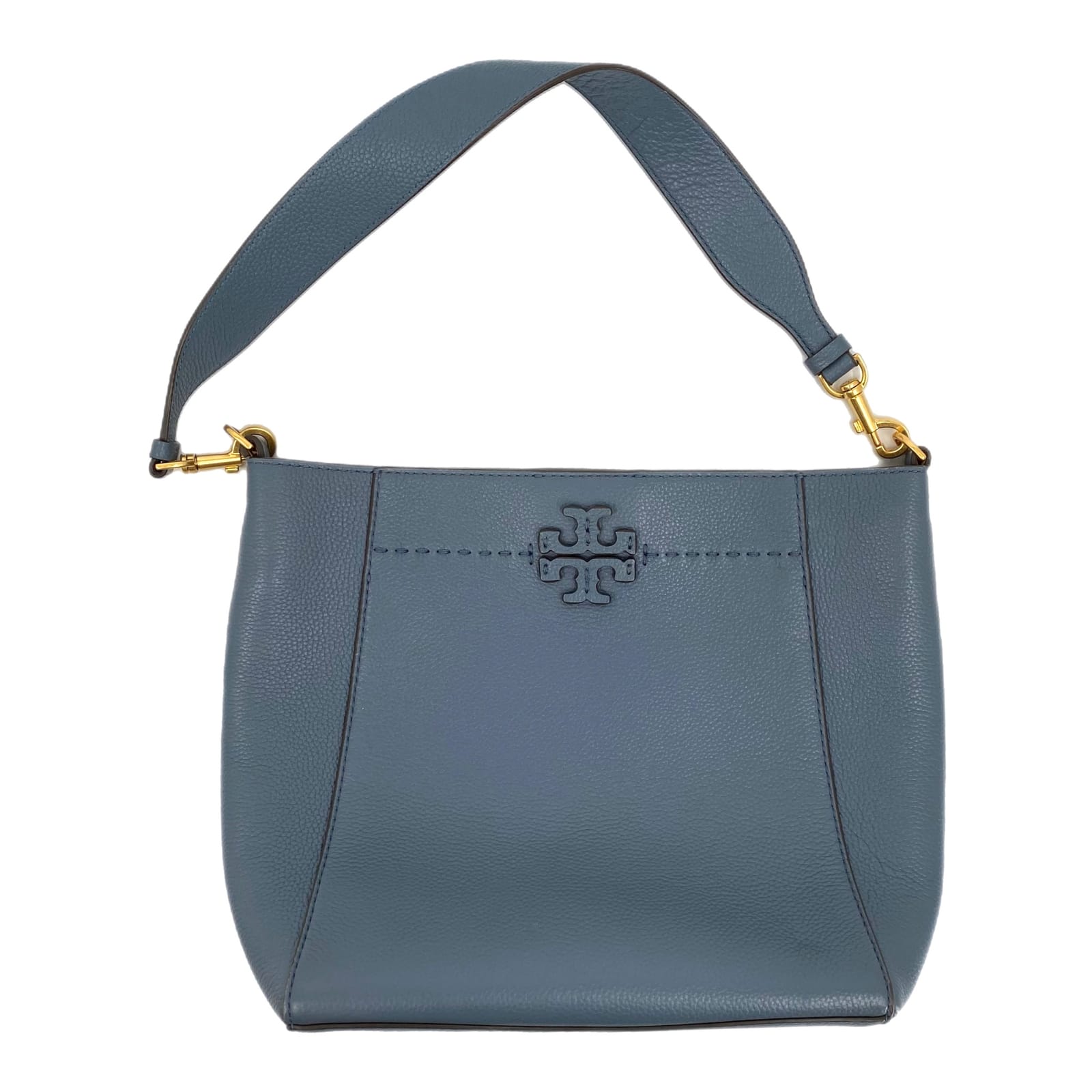 Tory Burch Blue Leather Shoulder Bag