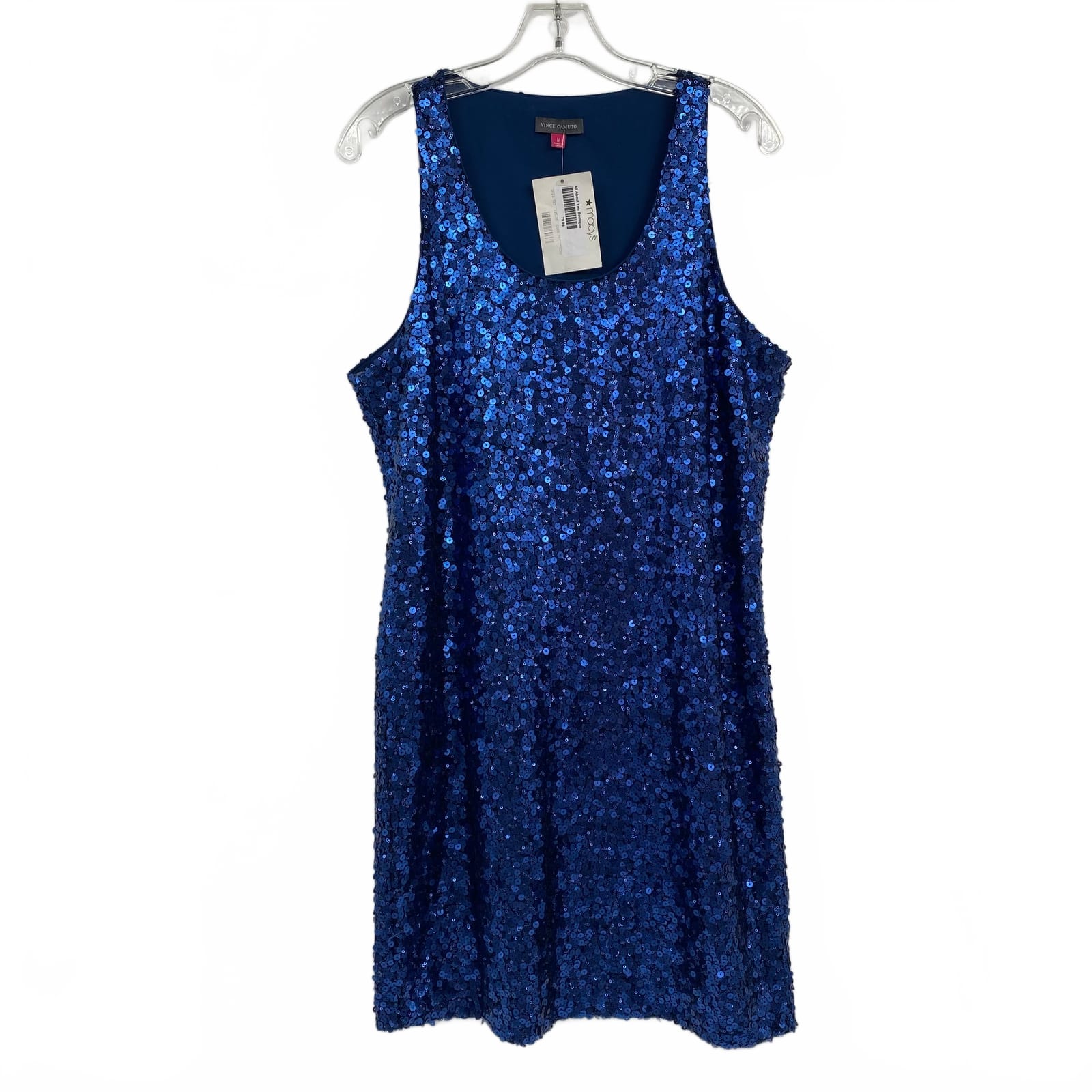 Vince Camuto Blue Sequin Mini Dress