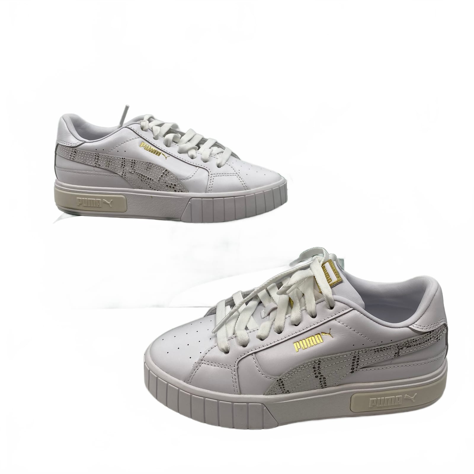 adidas White Cali Star Snake Sneakers