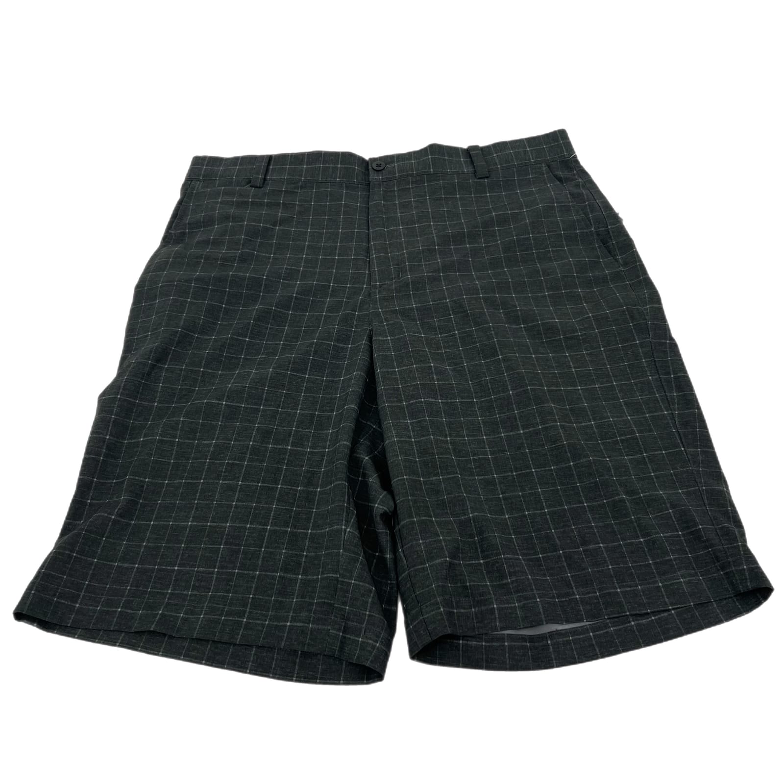 Nike Black Plaid Hybrid Shorts