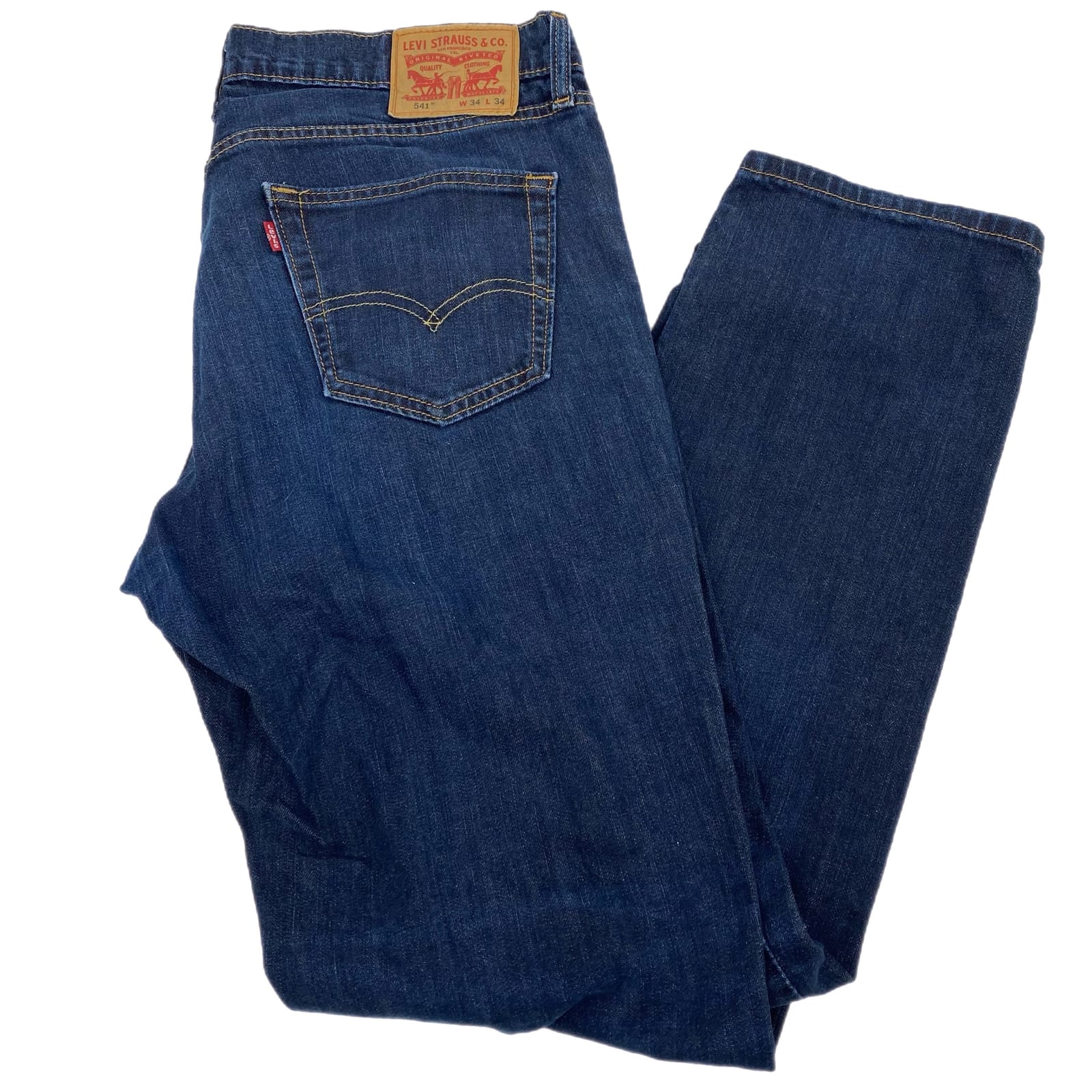 Levi's Blue High-Rise Straight Men's Jeans