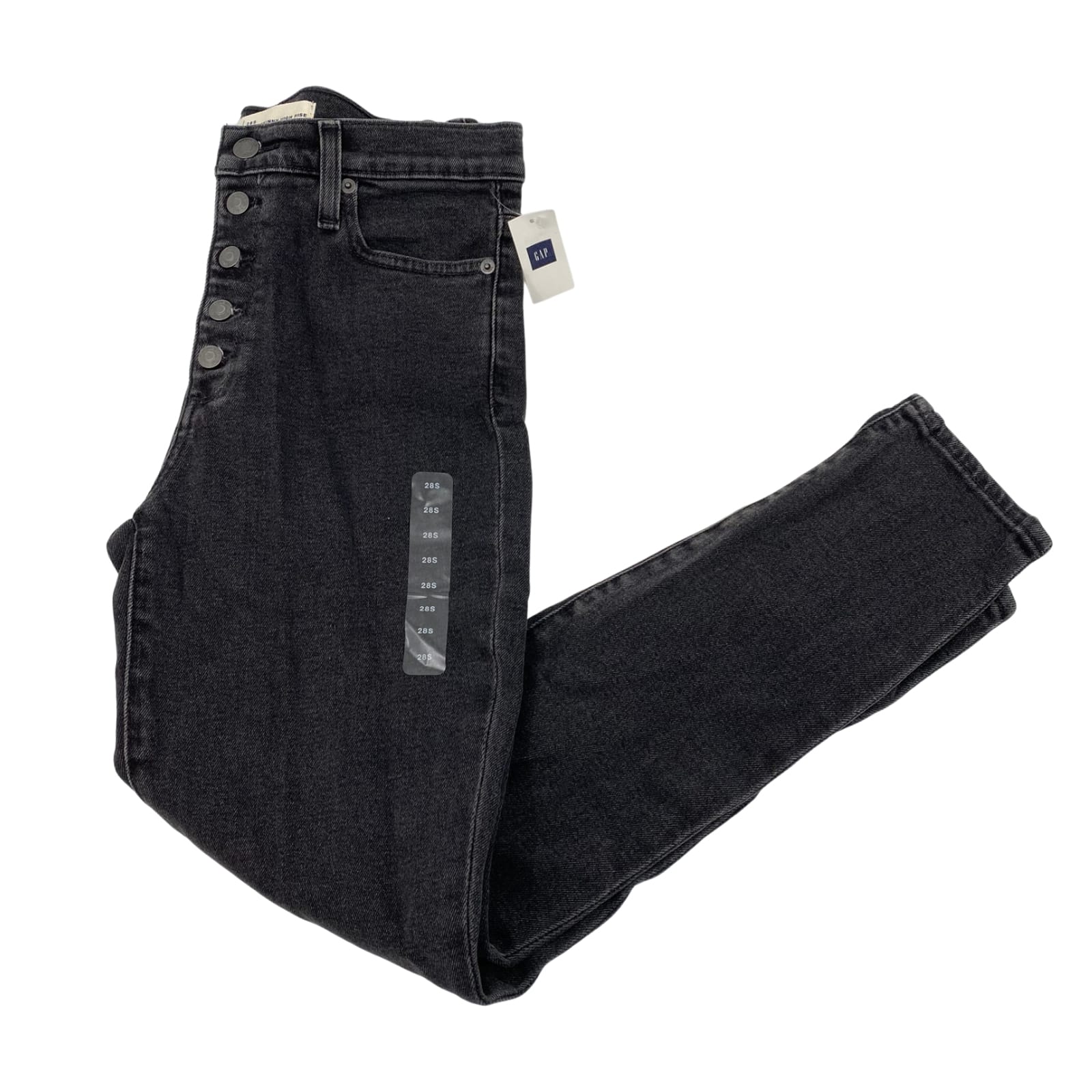 GAP Black Cotton Blend True Skinny Jeans