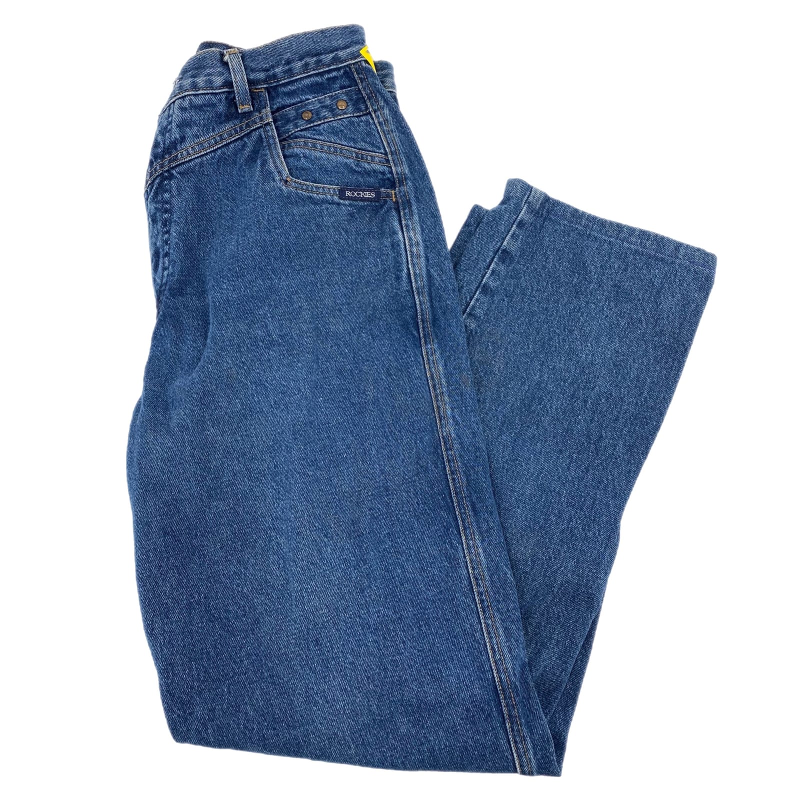 Rockies Blue High-Rise Straight Leg Jeans