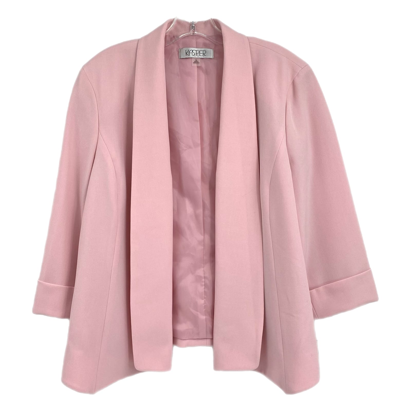 Kasper Pink 3/4 Sleeve Blazer