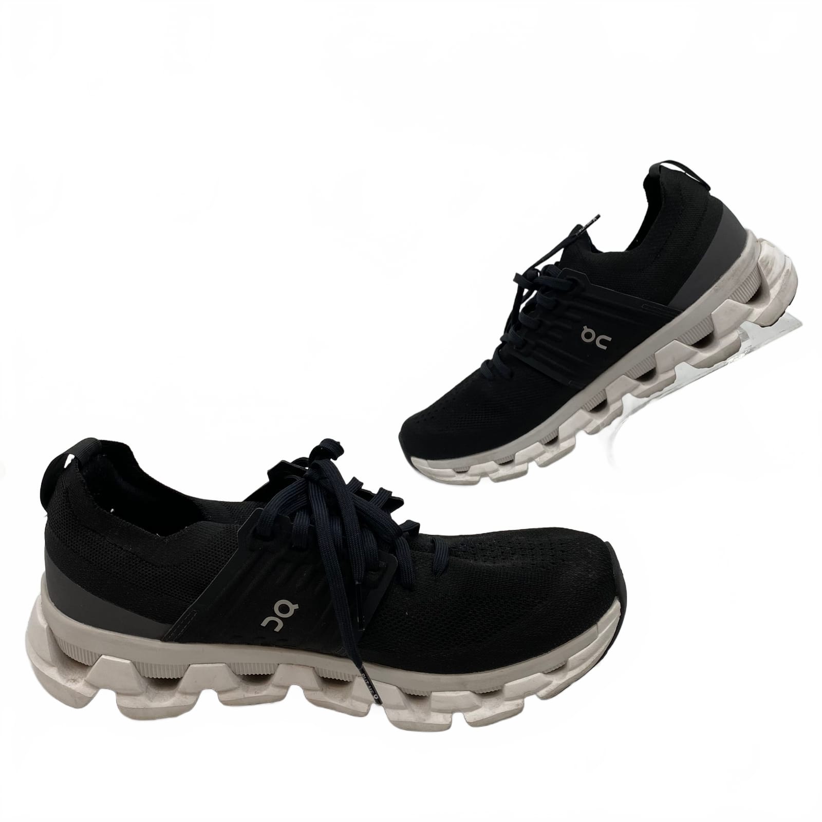 On Cloud Black Synthetic Sneakers