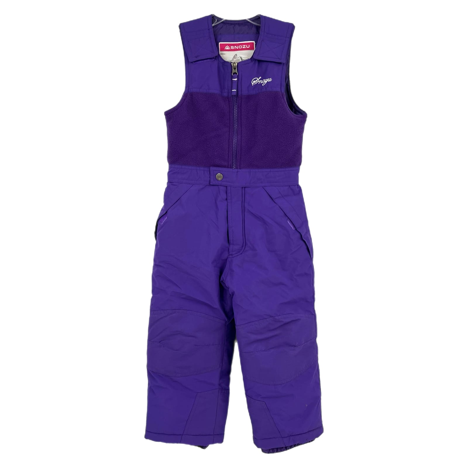 Snozu Purple High-Rise Snow Overalls