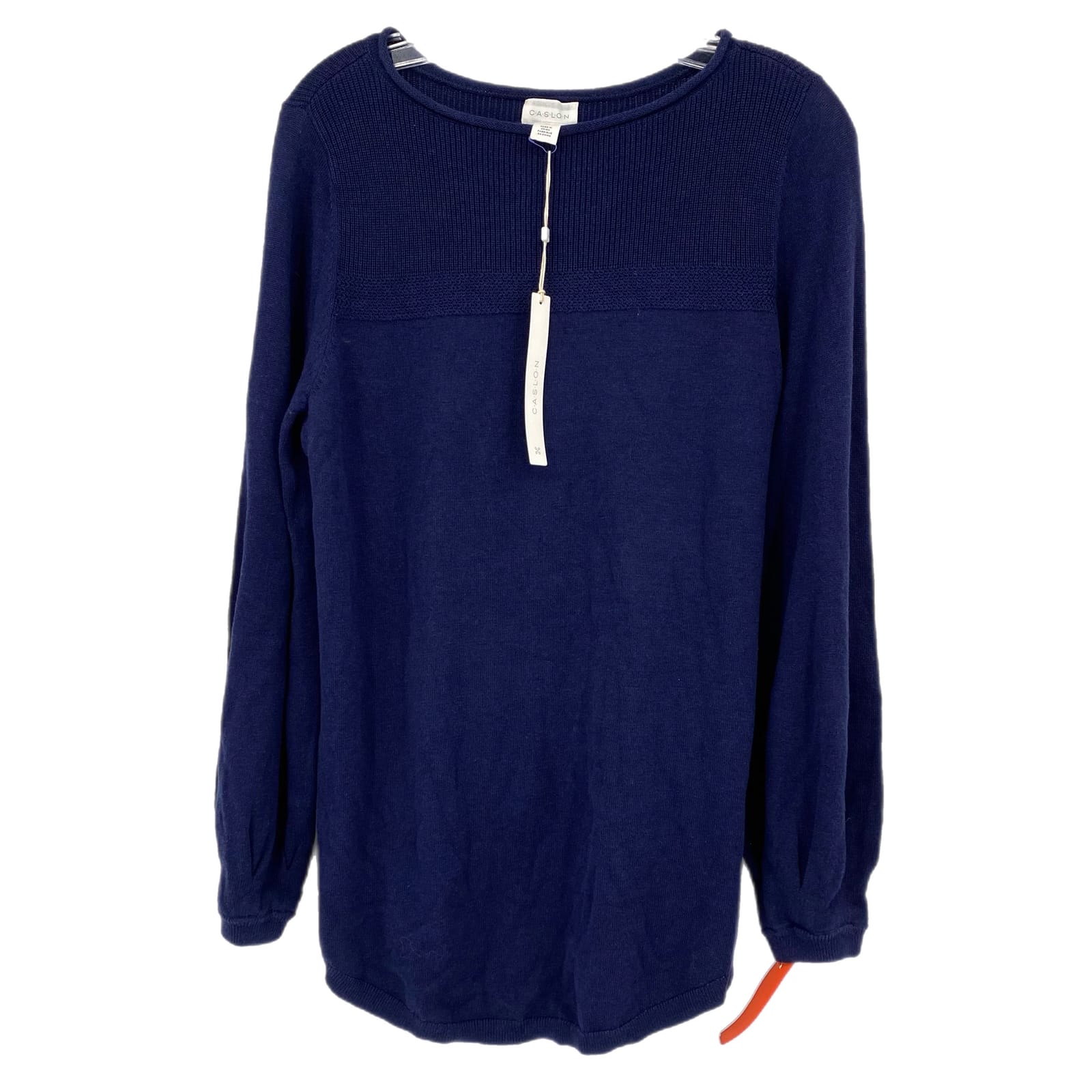 Caslon Blue Cotton-Rayon Sweater