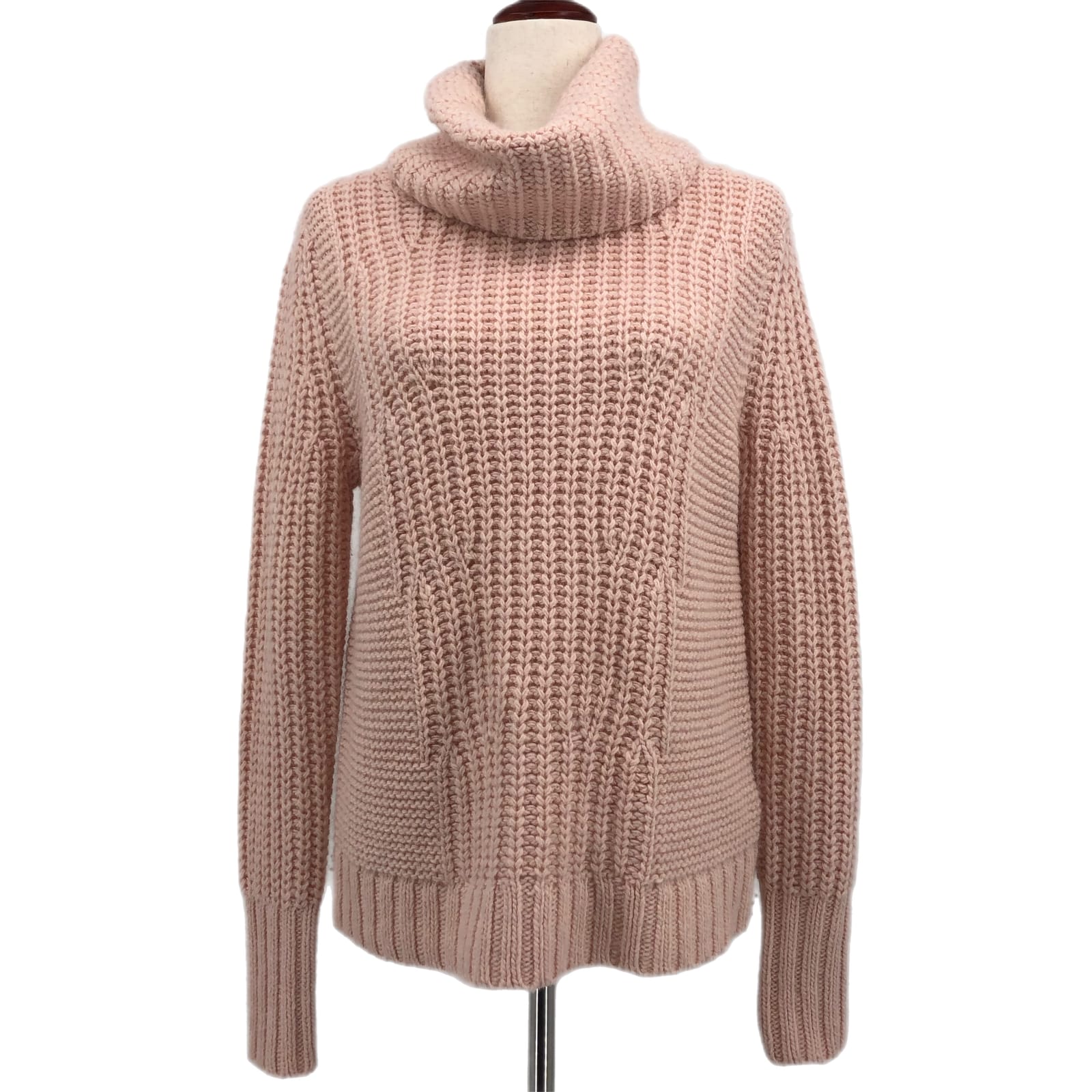 Banana Republic Pink Crochet Accent Sweater