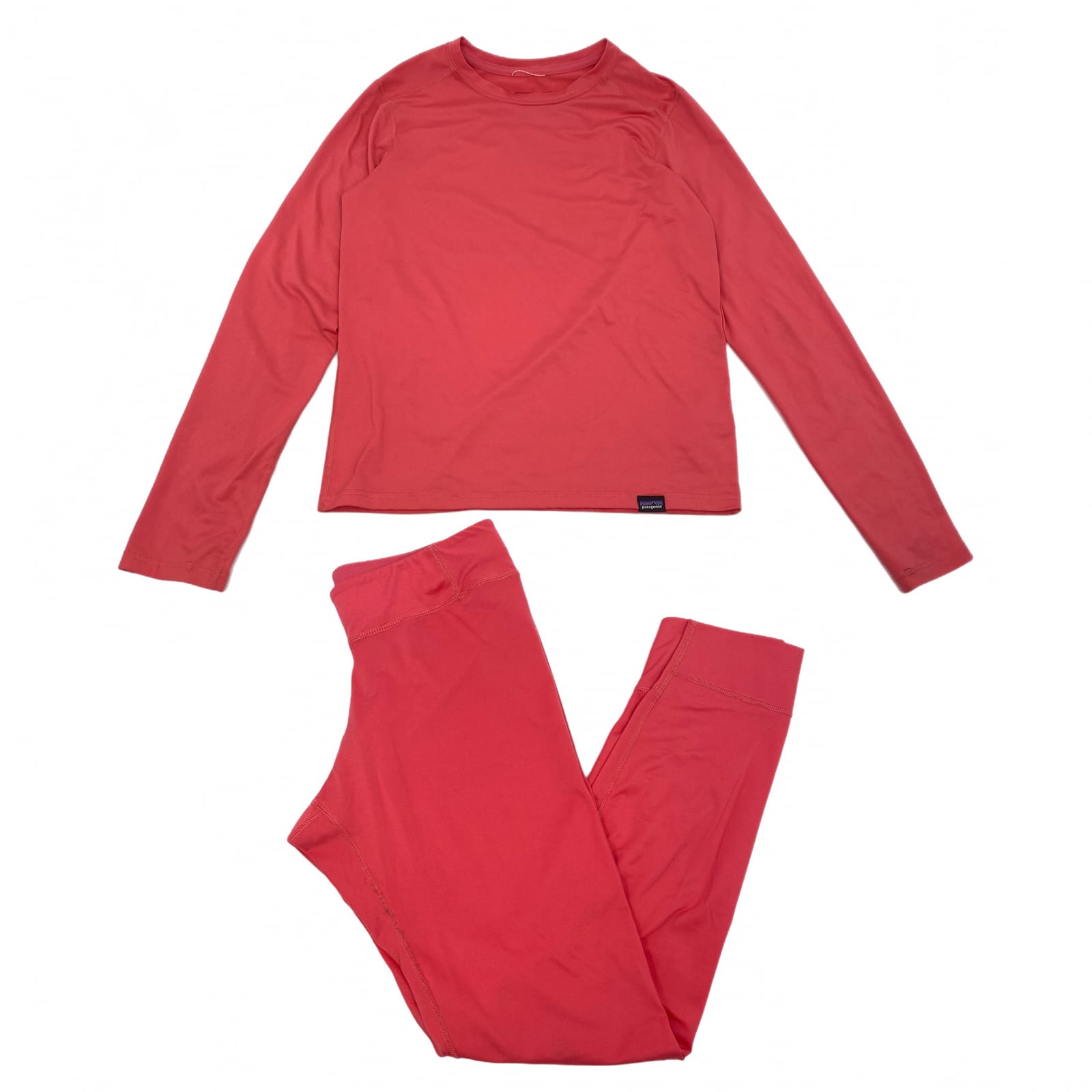 Patagonia Pink Capilene Base Layer Set