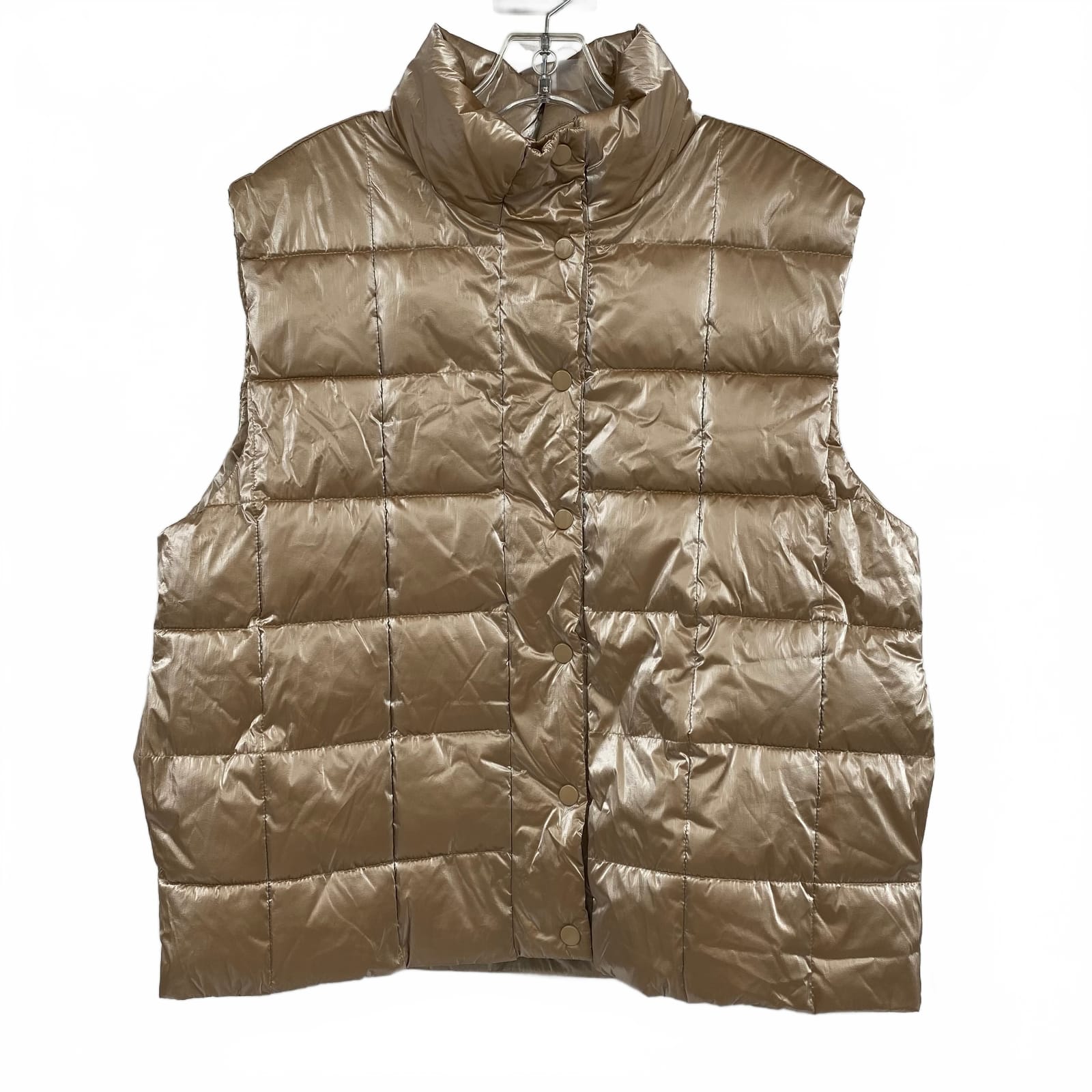Elodie Gold Puffer Vest