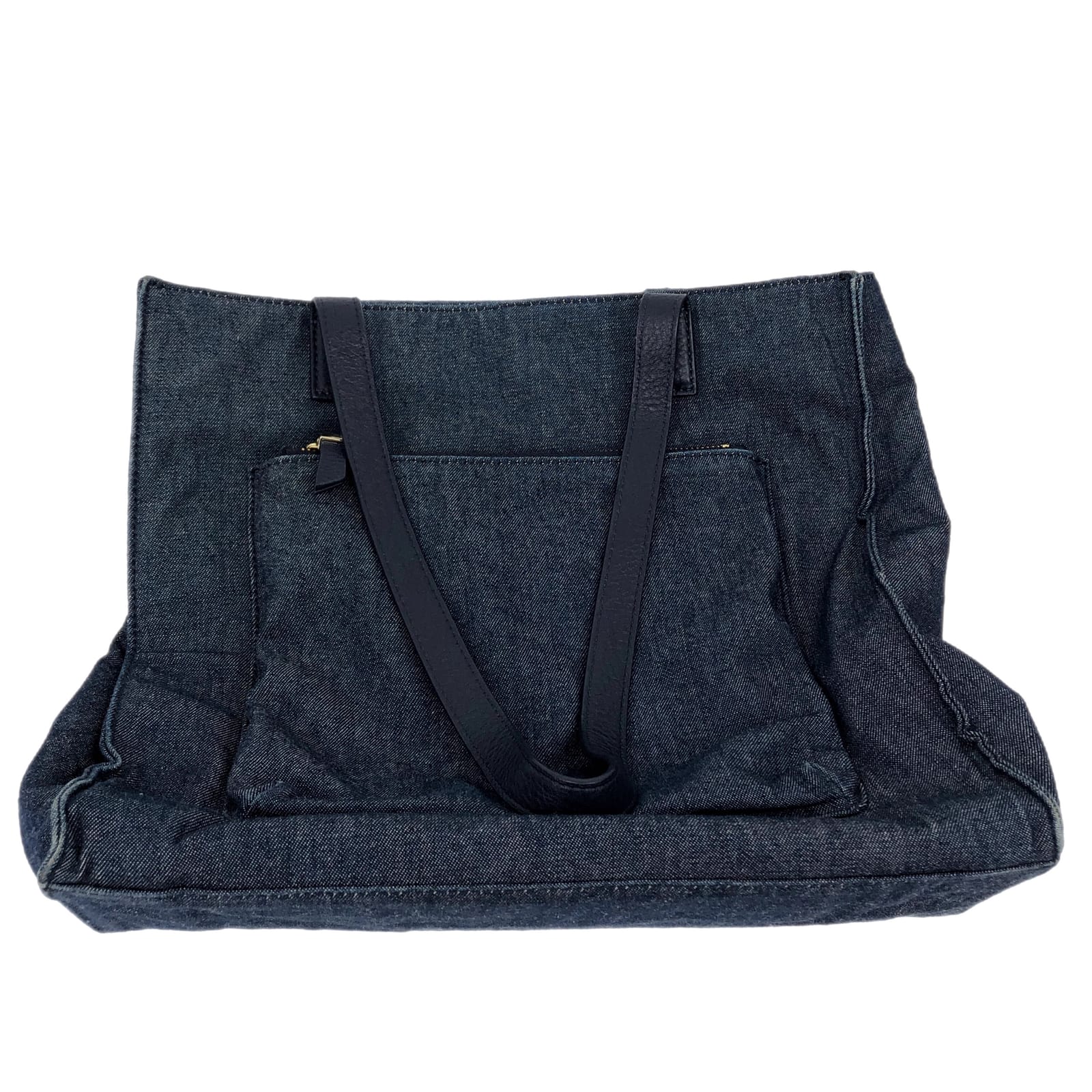 Talbots Blue Polyester Shoulder Bag
