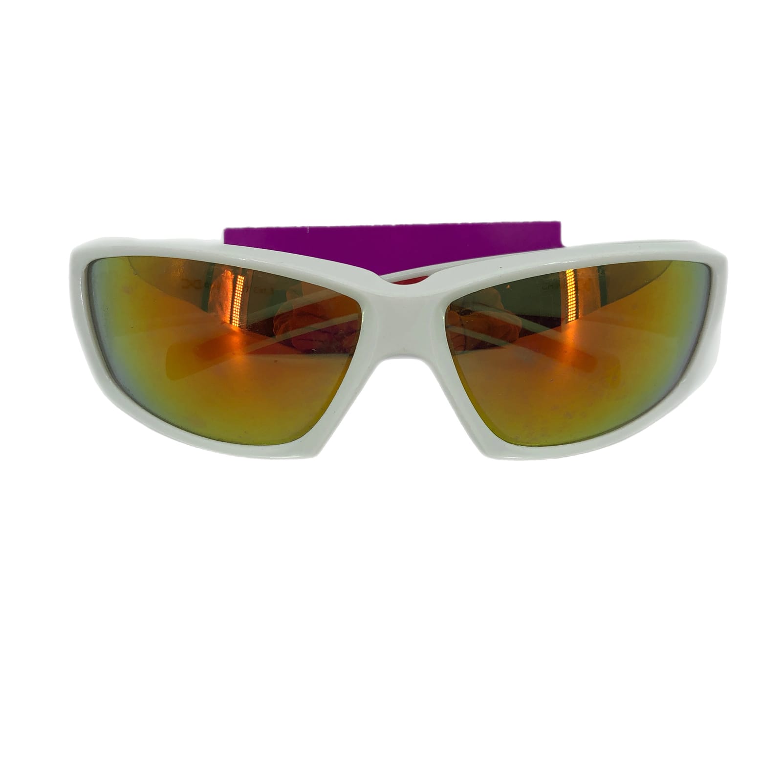 Xloop White Red Tinted Sunglasses