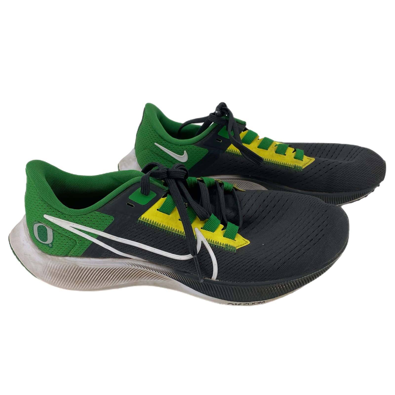 Nike Gray-Green Athletic Lace-Up Shoes