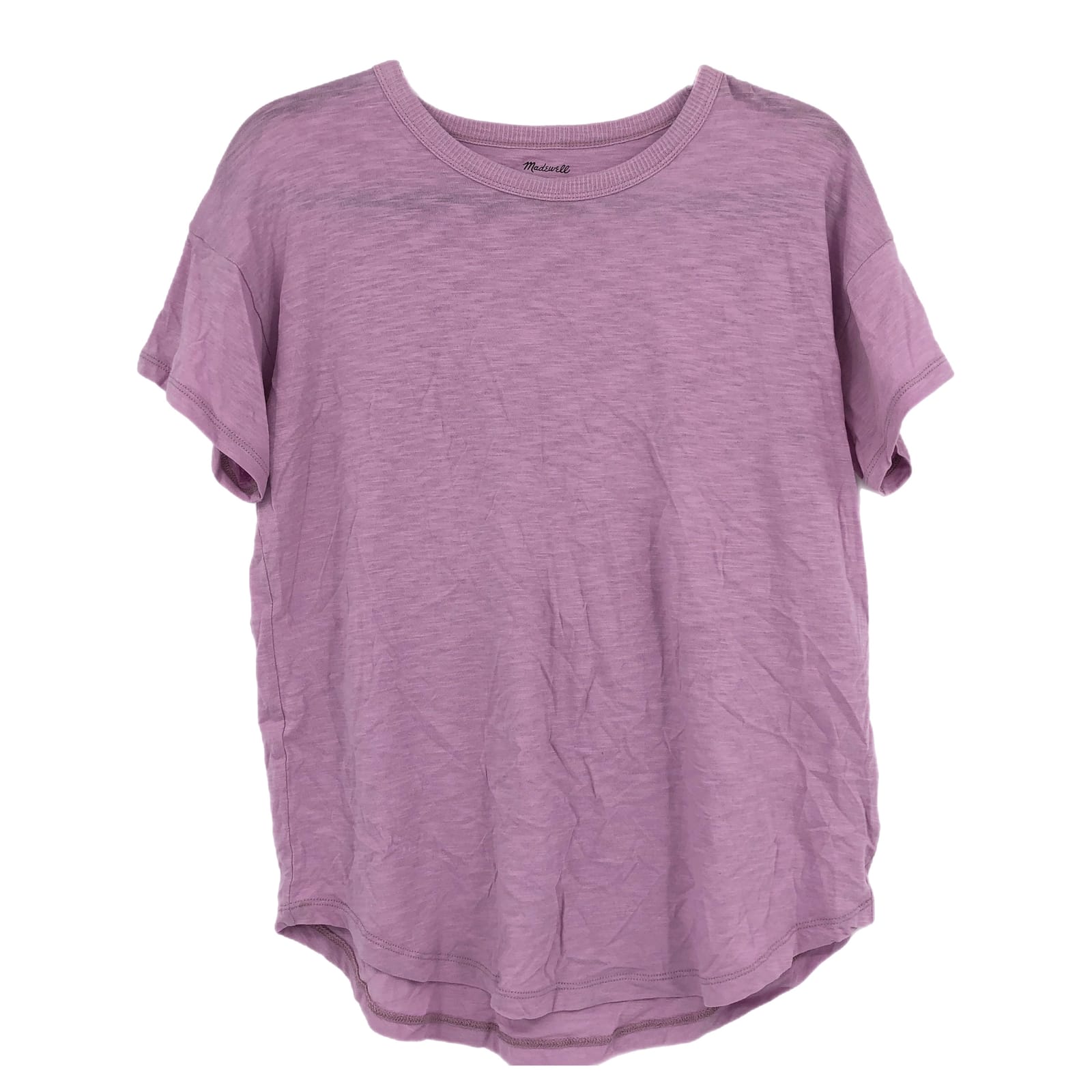 Madewell Purple Classic Round Neck T-Shirt