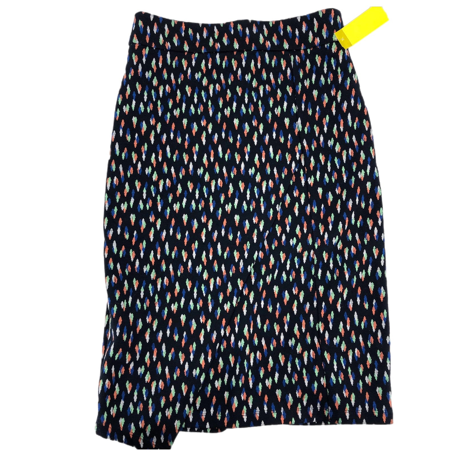 Maeve Black/Green Printed Midi Skirt