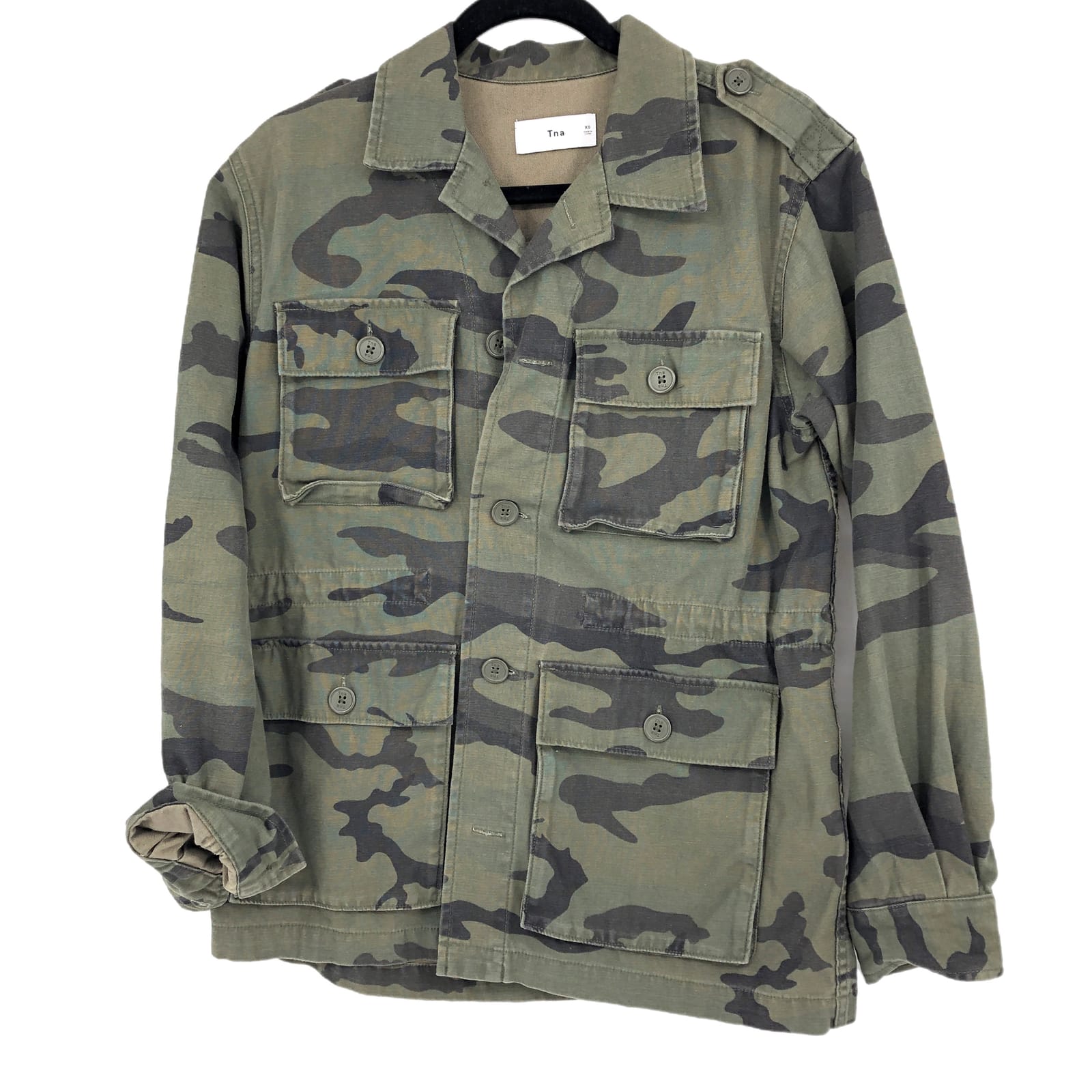 TNA Green Camouflage Basic Jacket