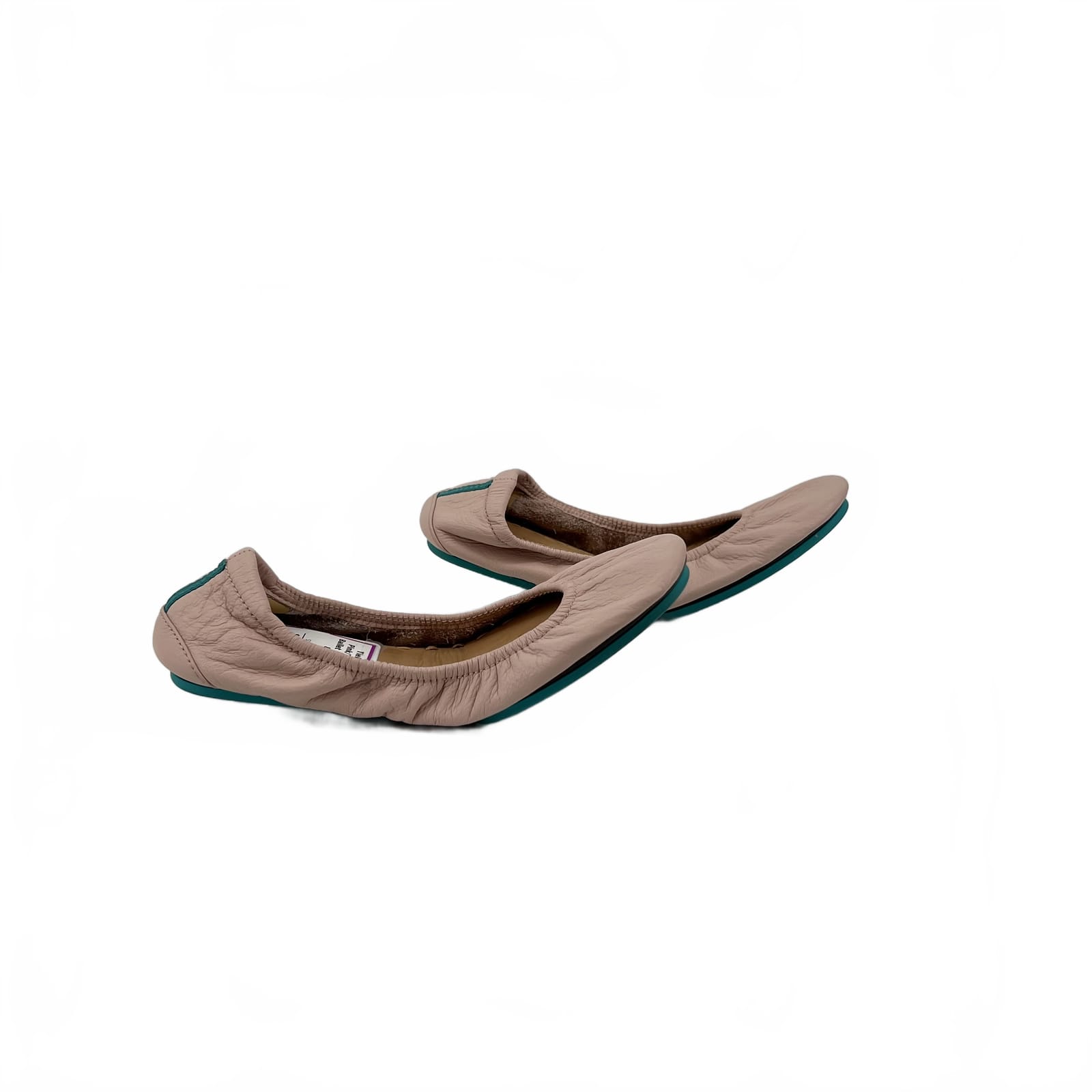 Tieks Pink/Teal Leather Ballet Flats
