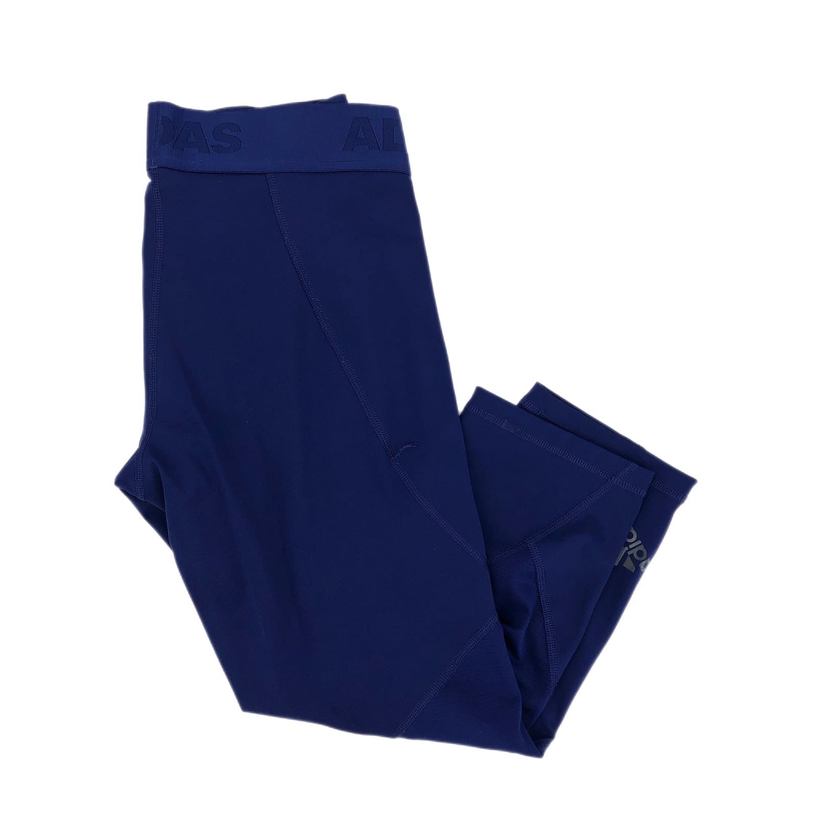 adidas Blue Stretch Elastic Waist Capri Pants