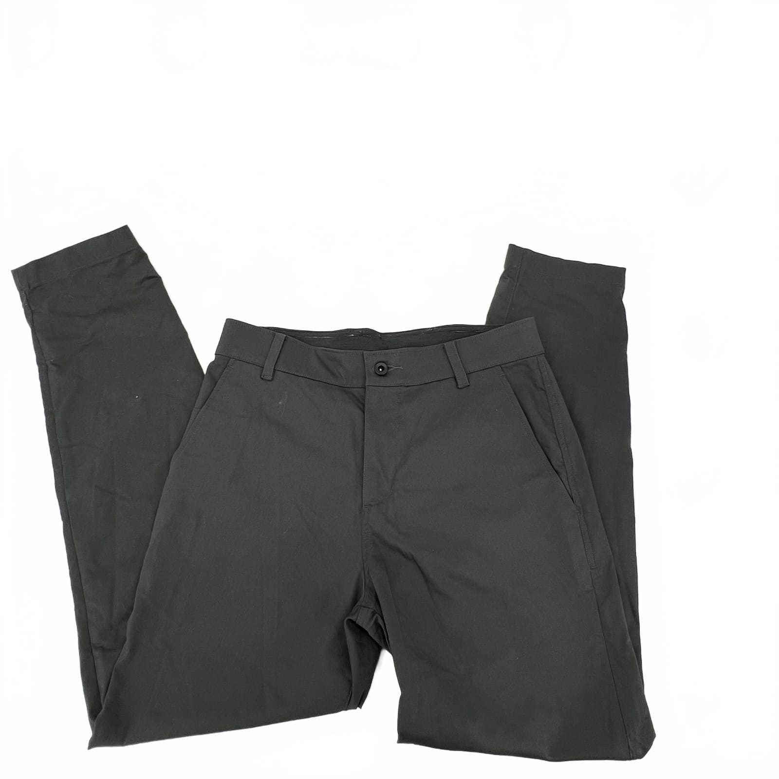 Nike Gray Cotton-Polyester Spandex Pants