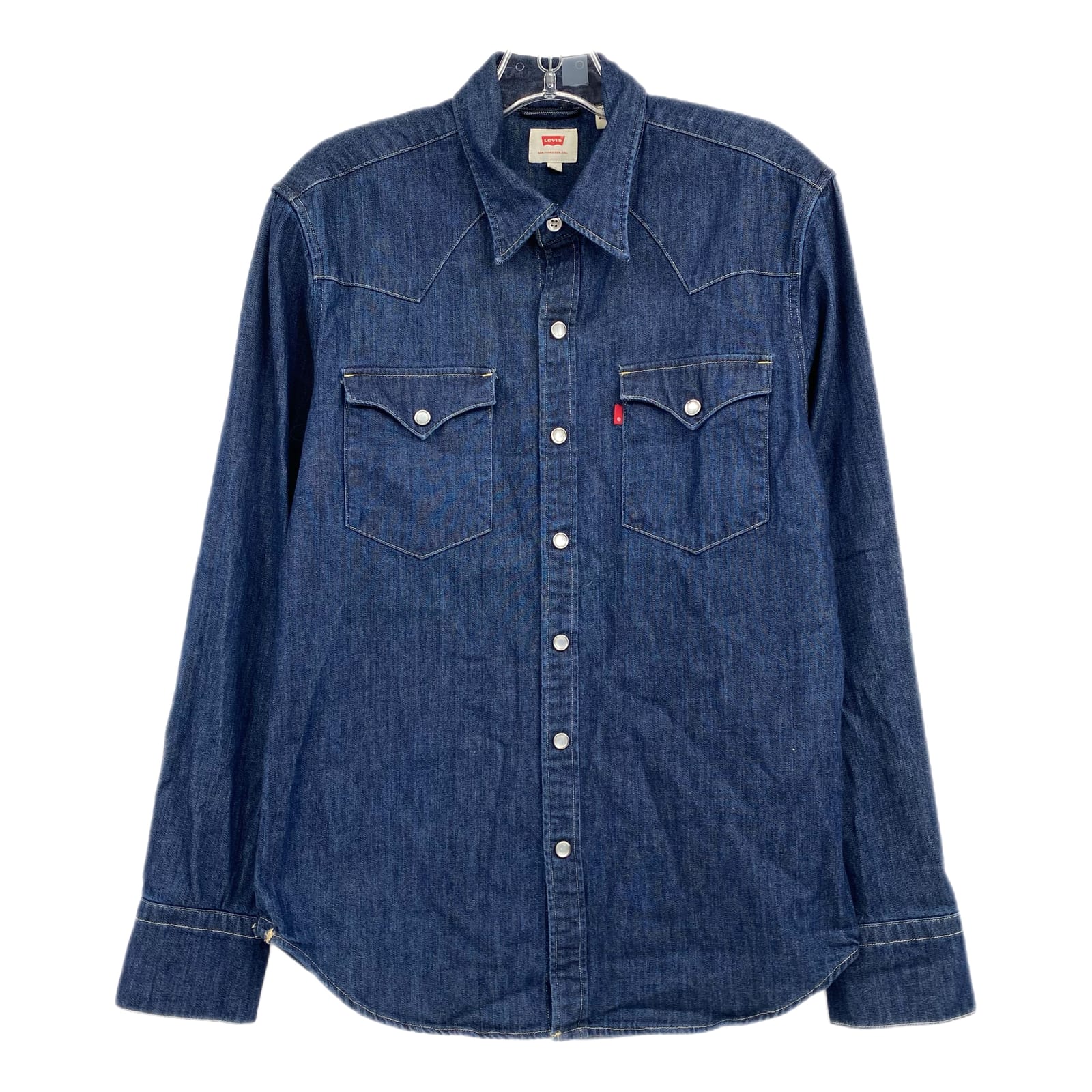 Levi's Blue Long Sleeve Denim Button-Up Shirt