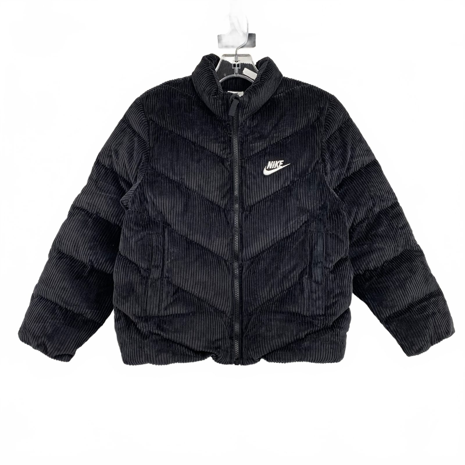 Nike Black All Day Play Corduroy Puffer Coat
