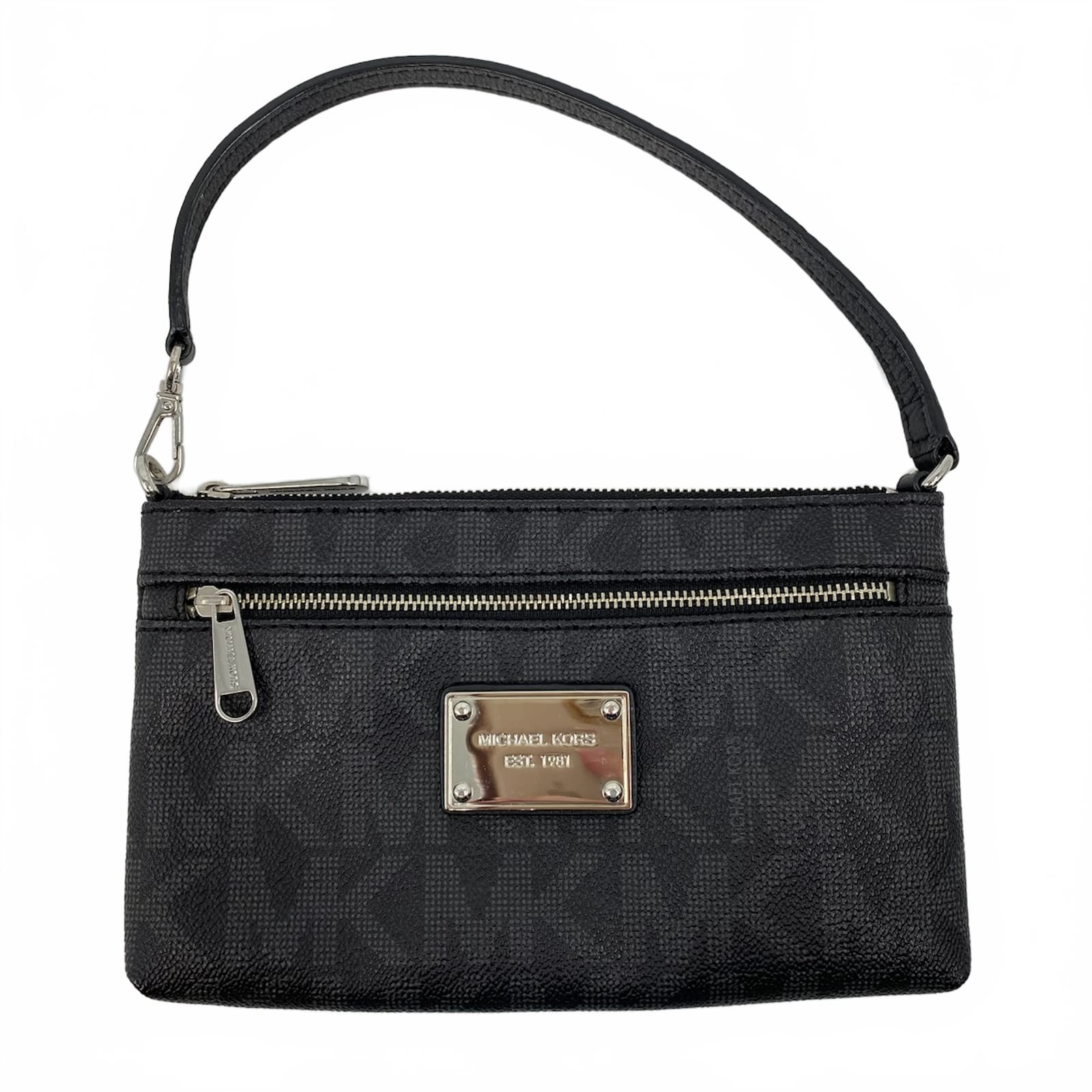 Michael Kors Black Leather Clutch