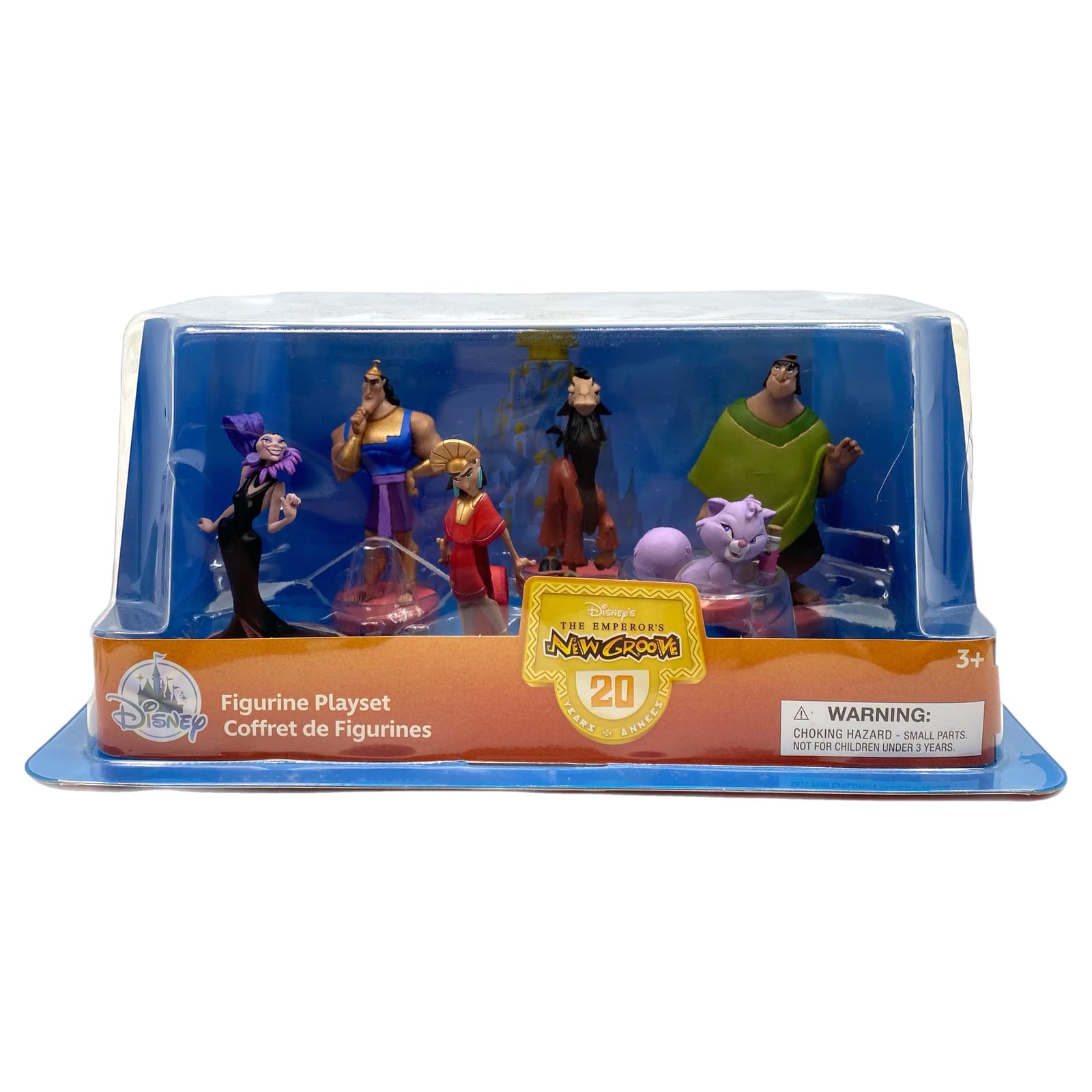 Disney Blue Emperor’s New Groove 20 Years 6 Figurine Playset