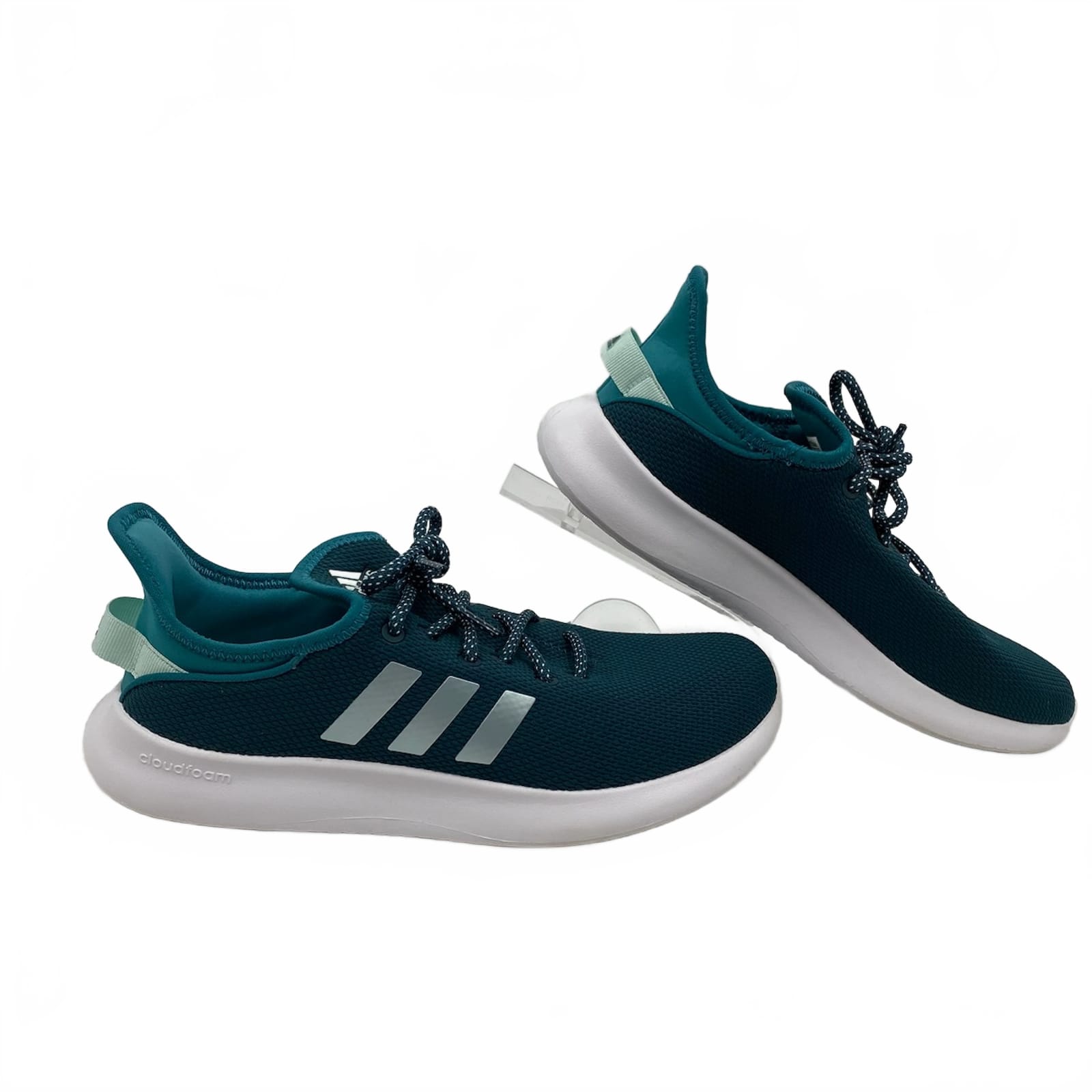 Adidas Teal Blue Cloudfoam Pure Sneakers