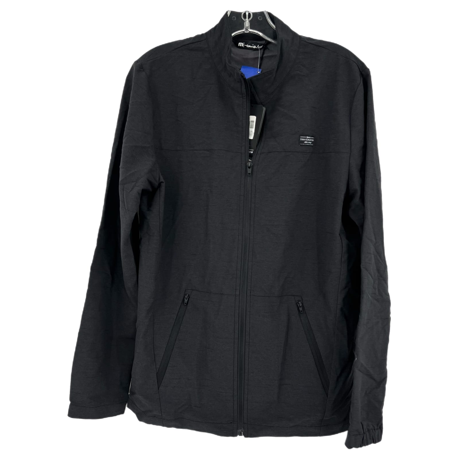 Travis Mathew Black Lightweight Nylon Jacket
