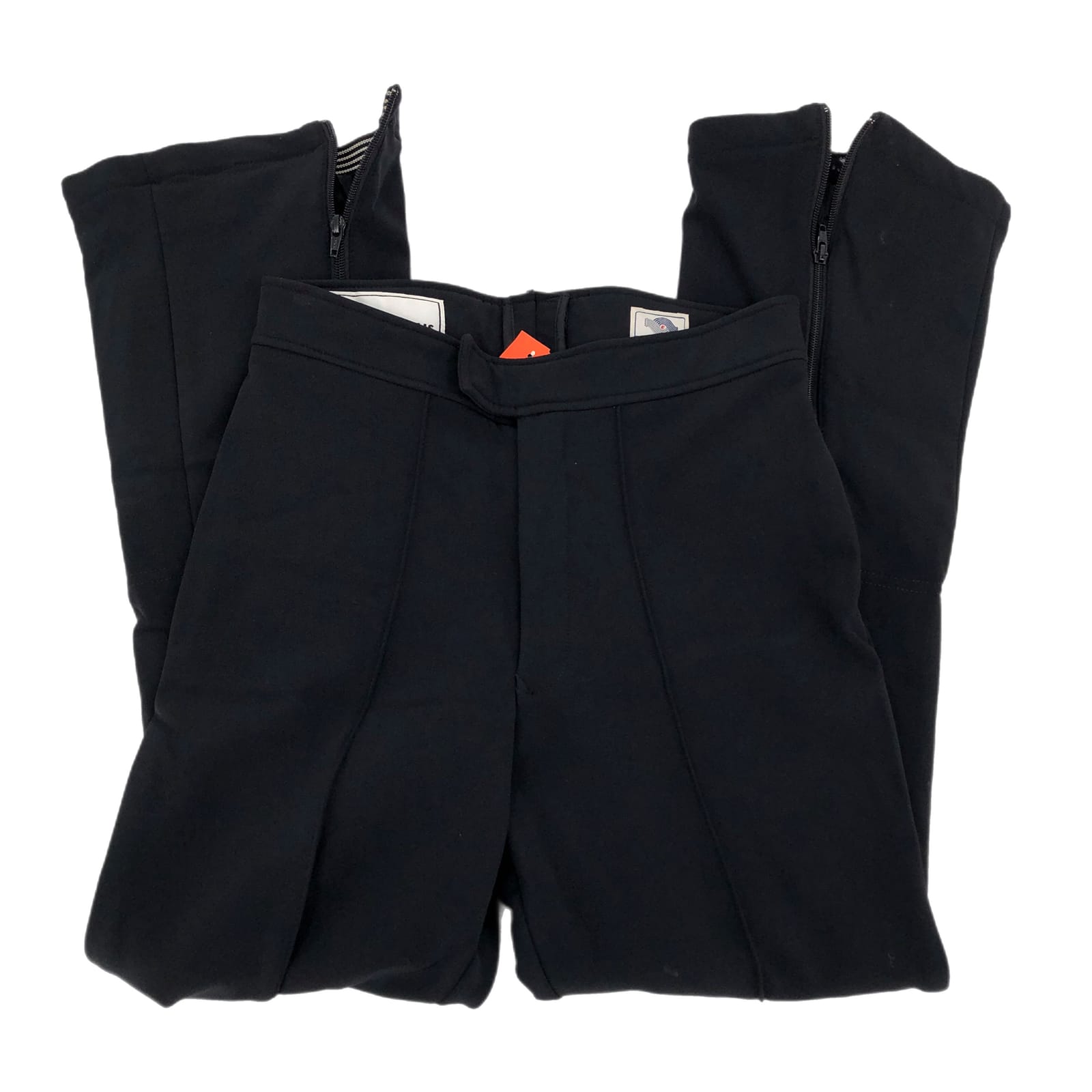 Black High-Rise Wide Leg Snow Pants