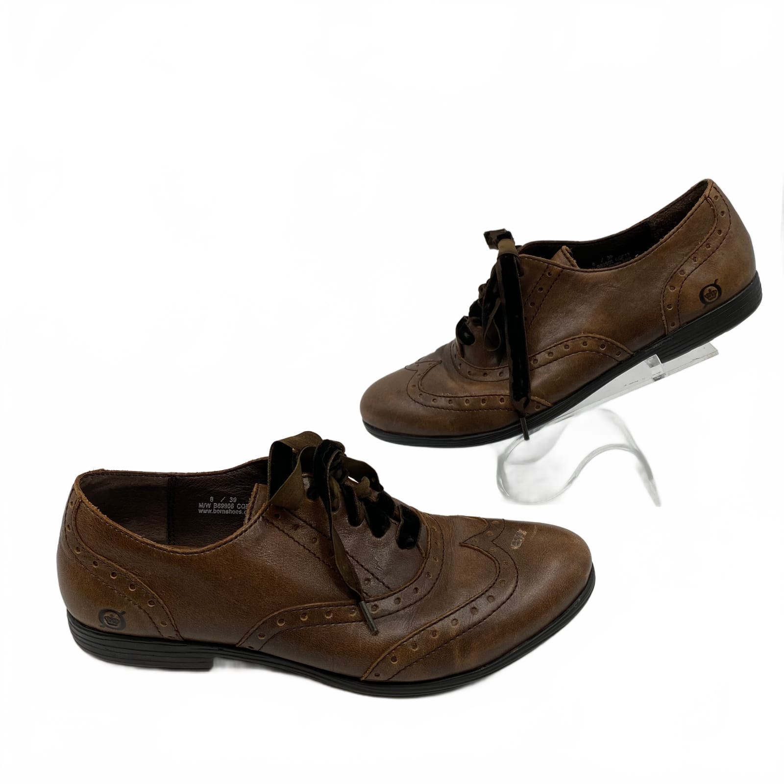 Born Brown Leather Loafers