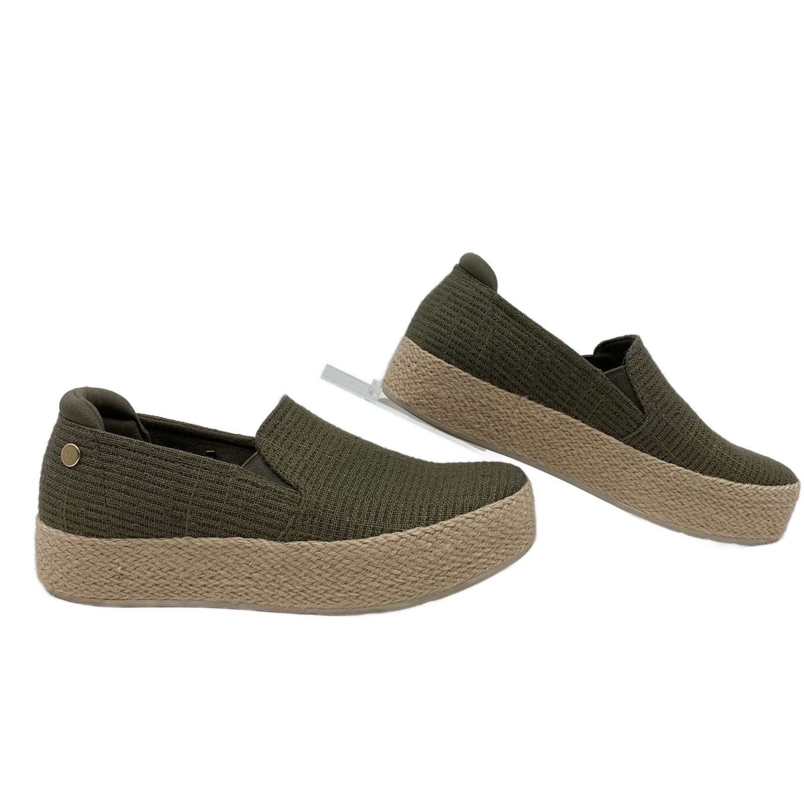 Skechers Green Martha Stewart Espadrille Platform Sneakers