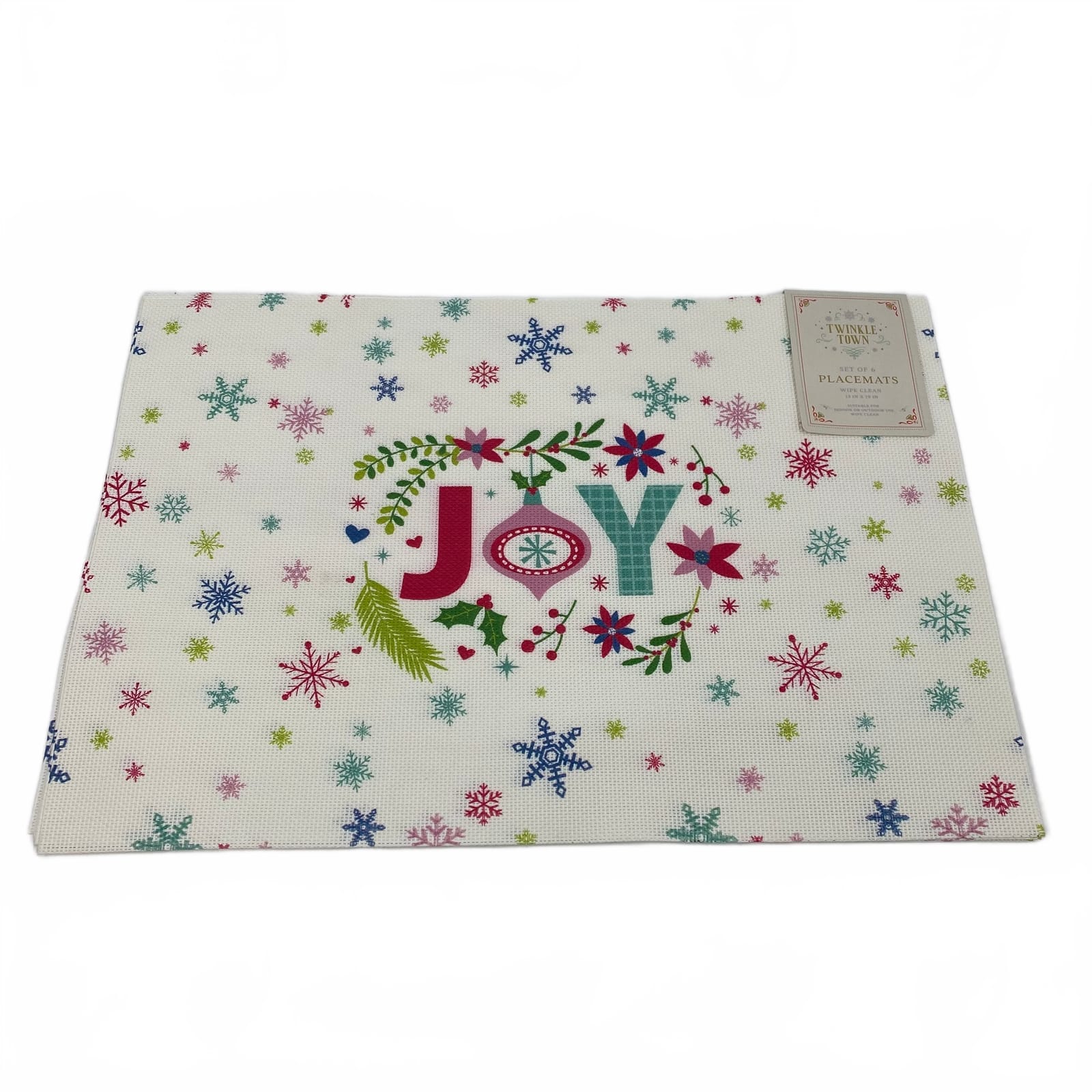 Twinkle Town White Placemat Set