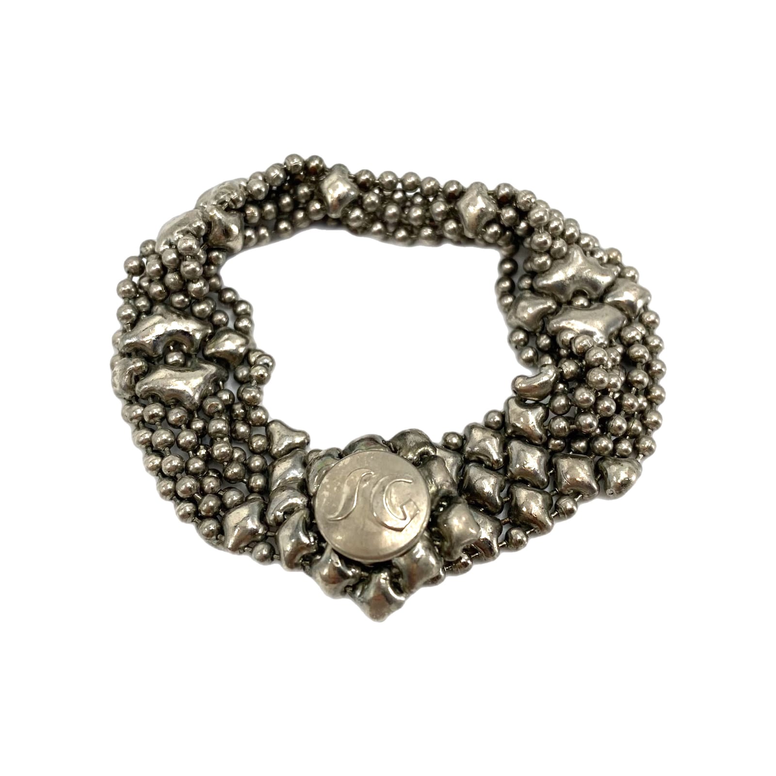 Sergio Gutierrez Silver Liquid Metal Bracelet