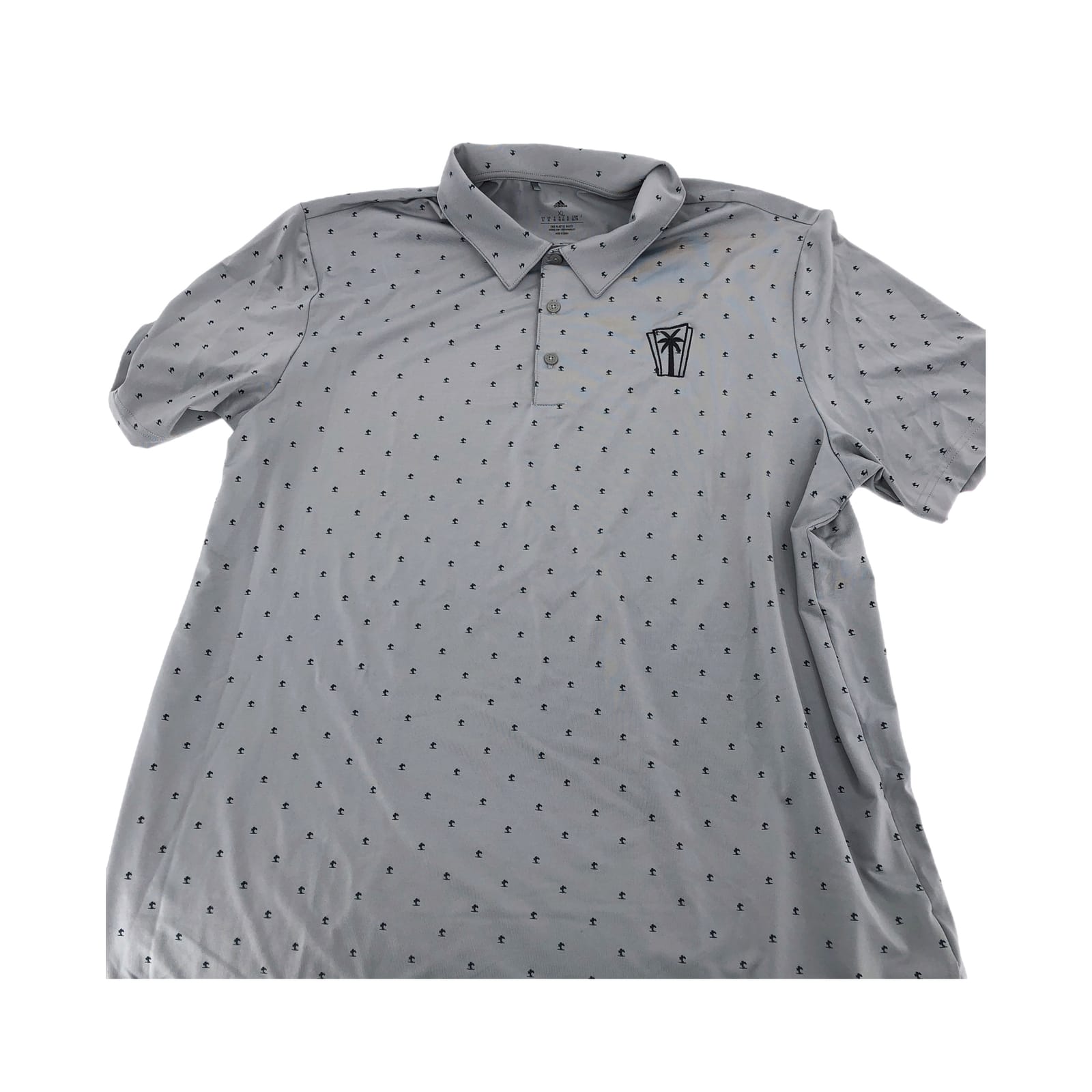 Adidas Gray Classic Polo Shirt